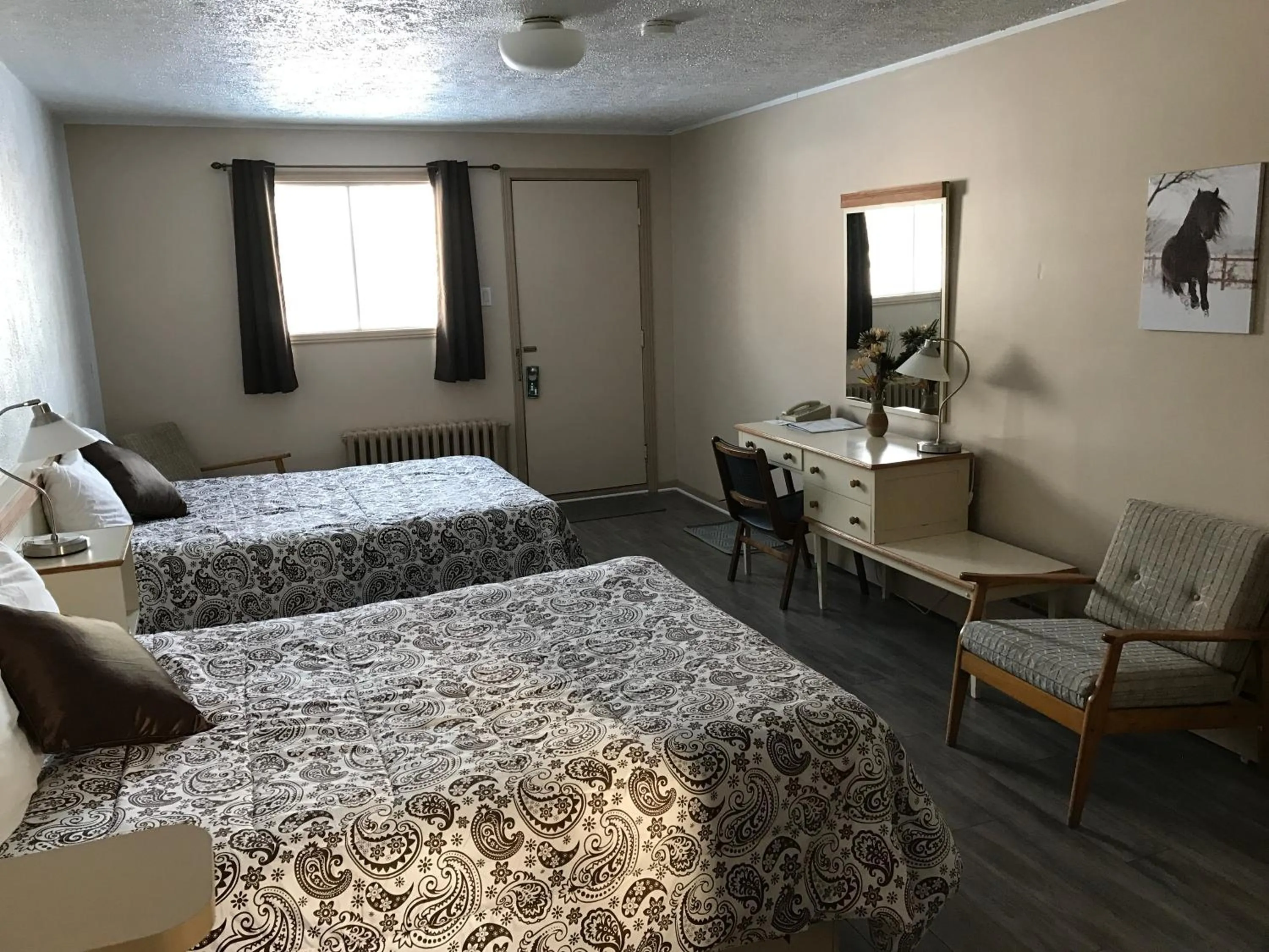 Bedroom, Bed in Motel Belle Riviere