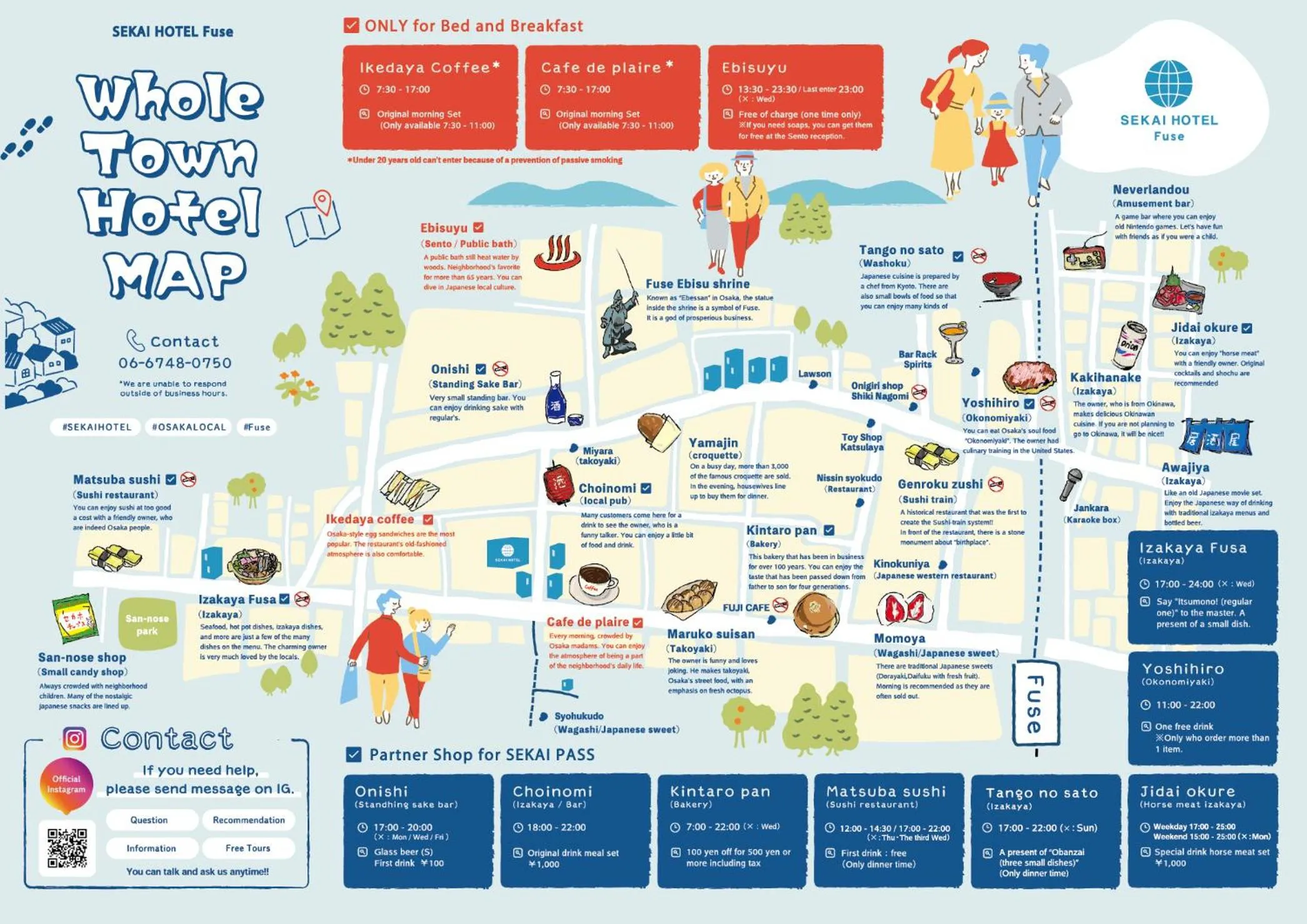 Nearby landmark in SEKAI HOTEL Deep Osaka Experience