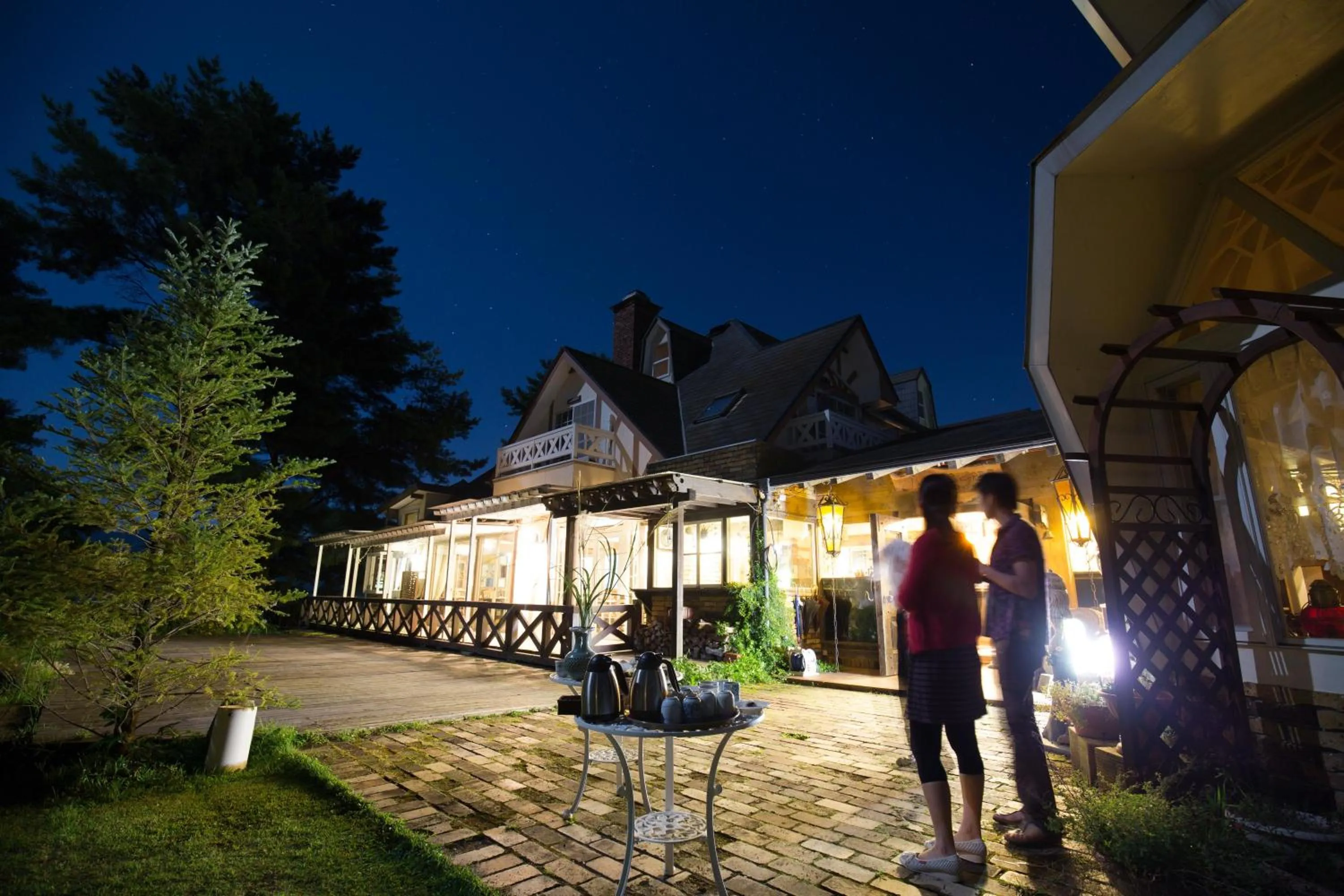 Facade/entrance in Minami Aso Luna Observatory Auberge Mori no Atelier