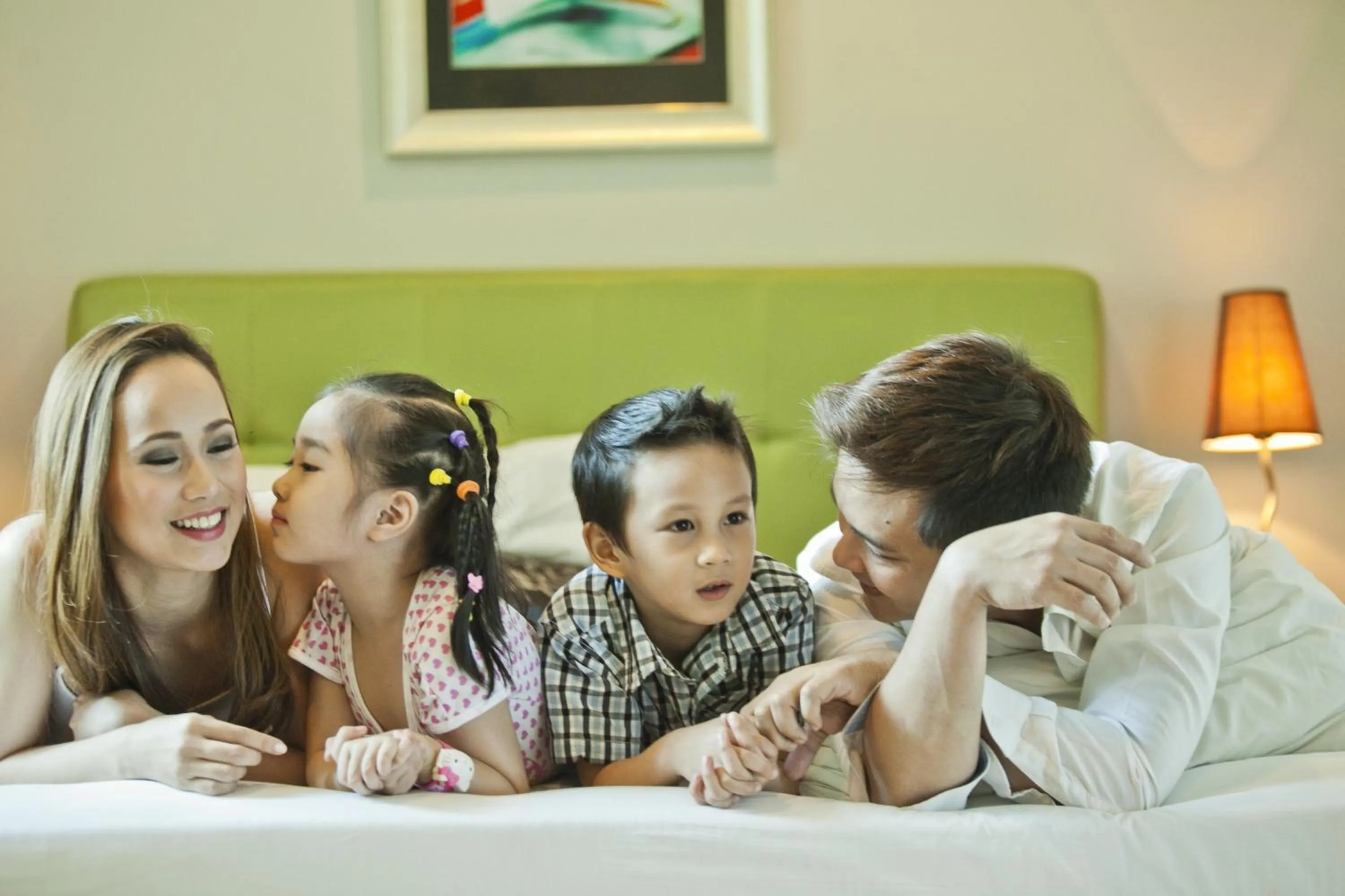 Bed in The Exchange Regency Residence Hotel Managed by HII