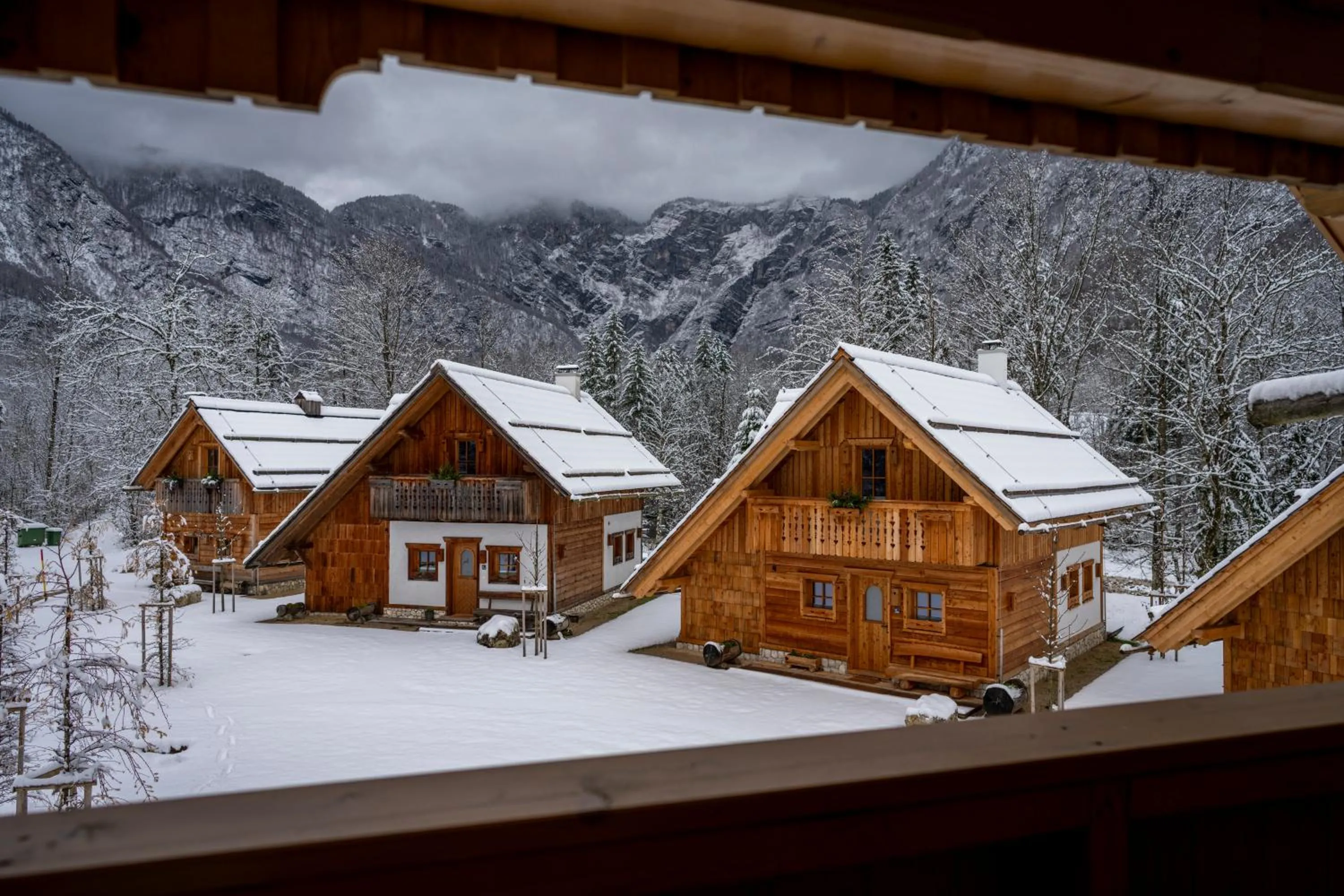 Winter in ALPIK Chalets - Bohinj