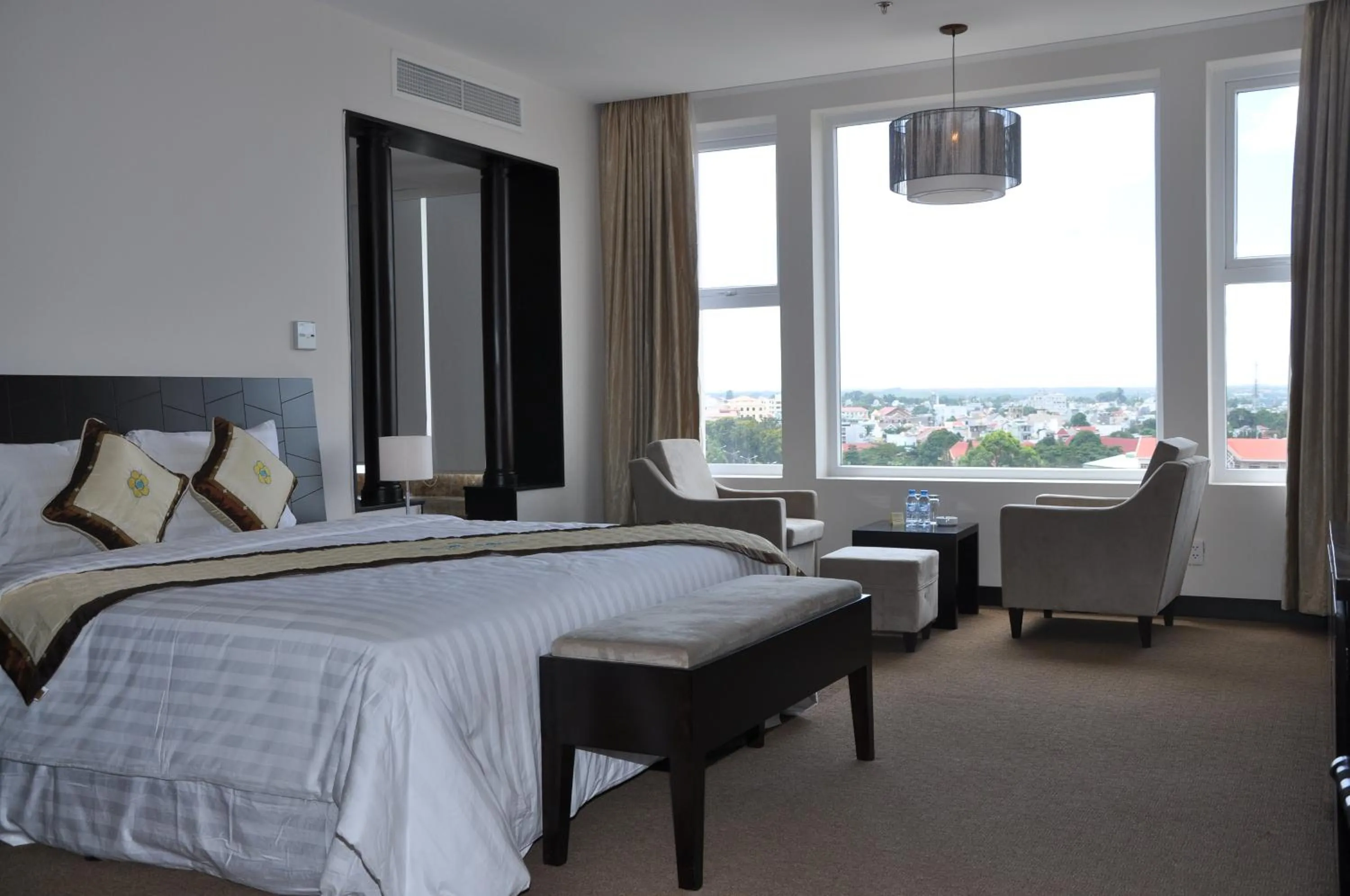 Decorative detail, Bed in Sai Gon Ban Me Hotel