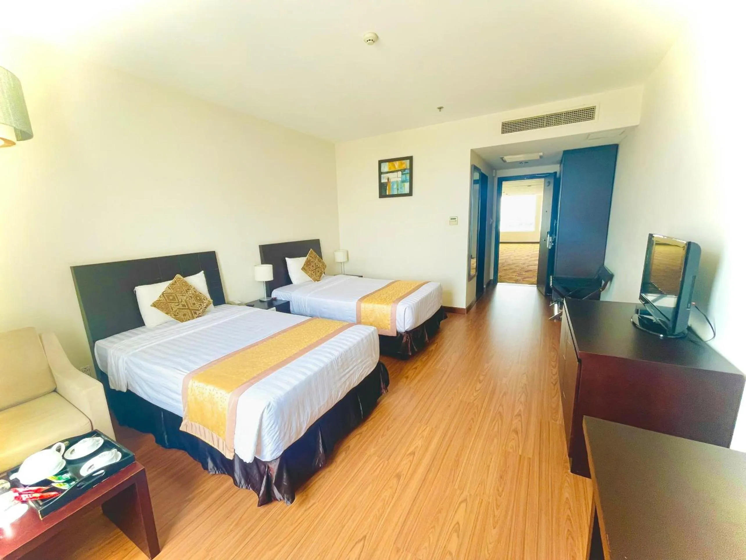 Bed in Sai Gon Ban Me Hotel