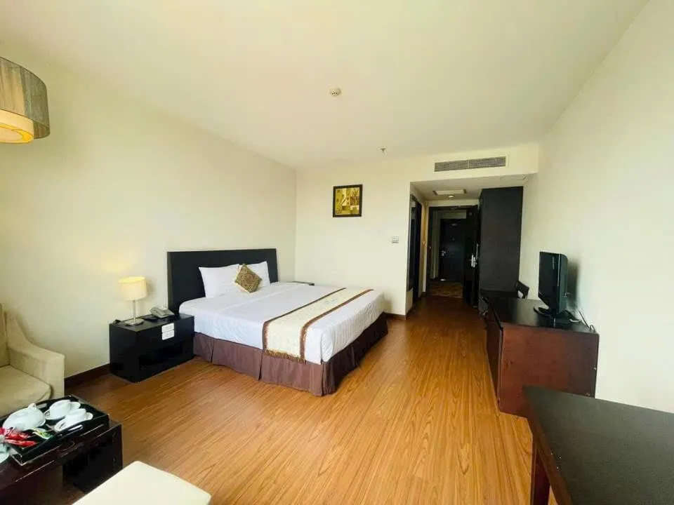 Bed in Sai Gon Ban Me Hotel