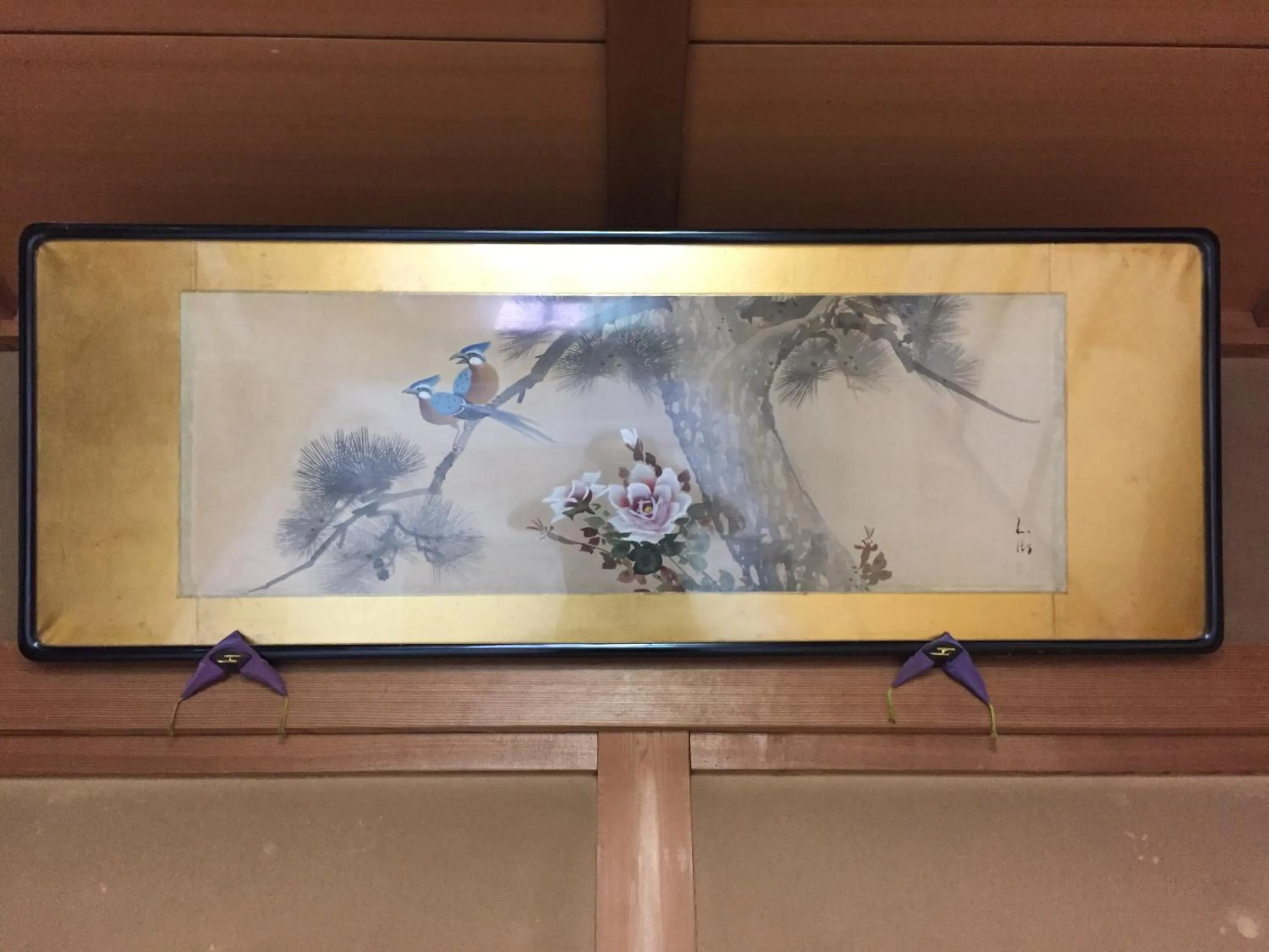 Decorative detail in Daymaruya Ryokan