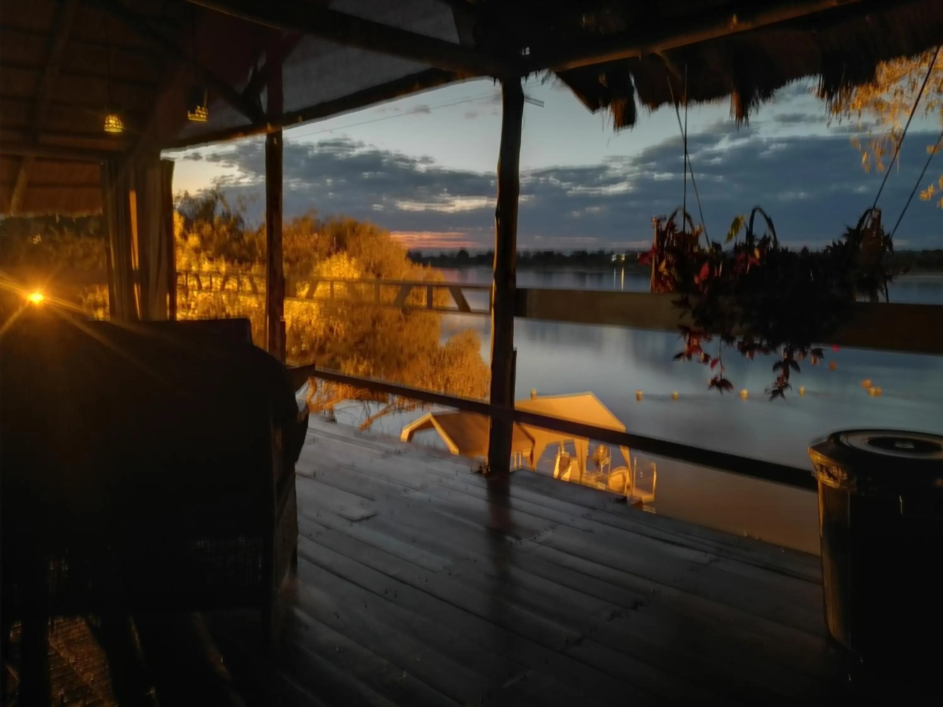Sunset in Caprivi Houseboat Safari Lodge