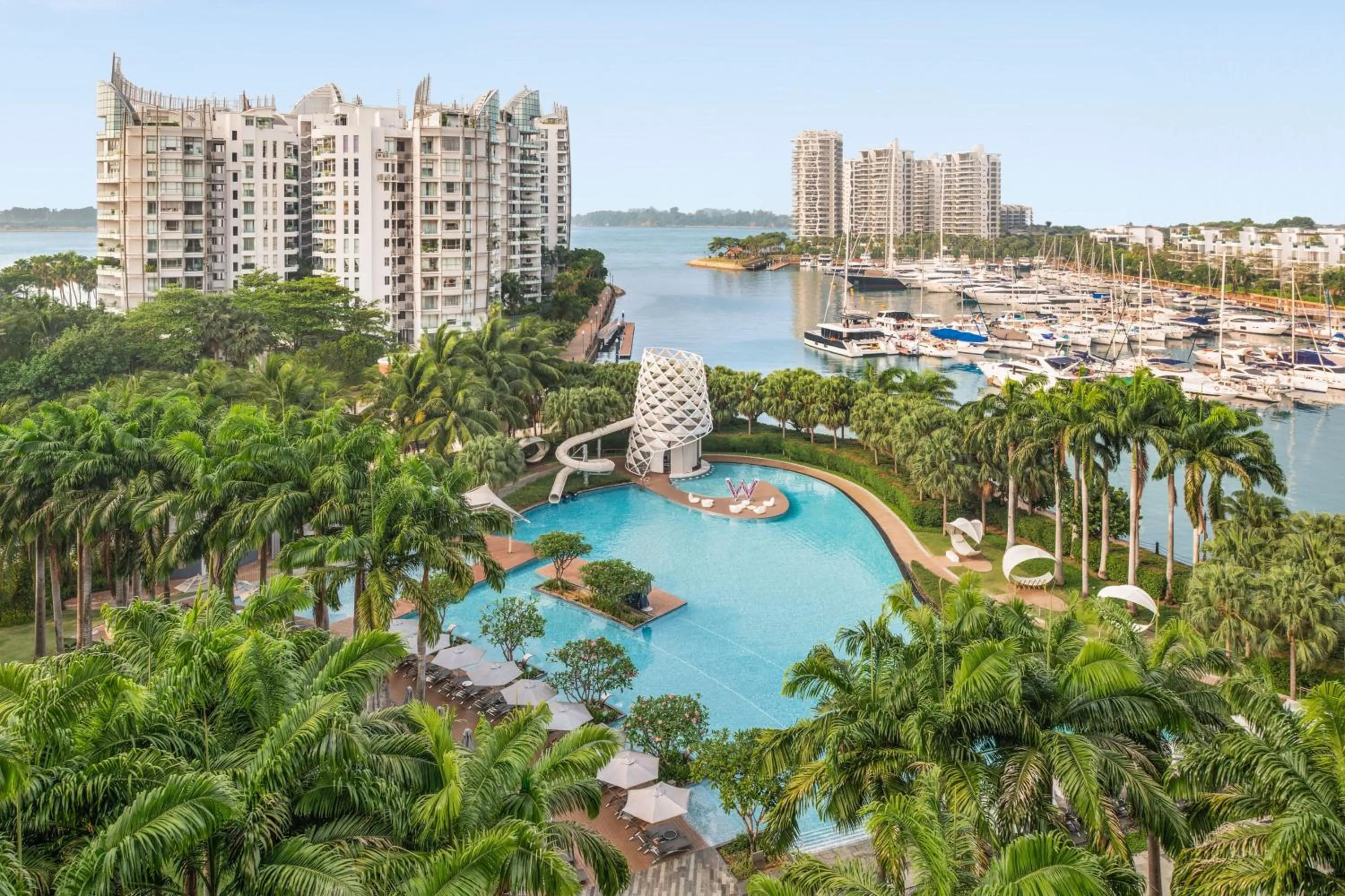 Swimming pool in W Singapore - Sentosa Cove