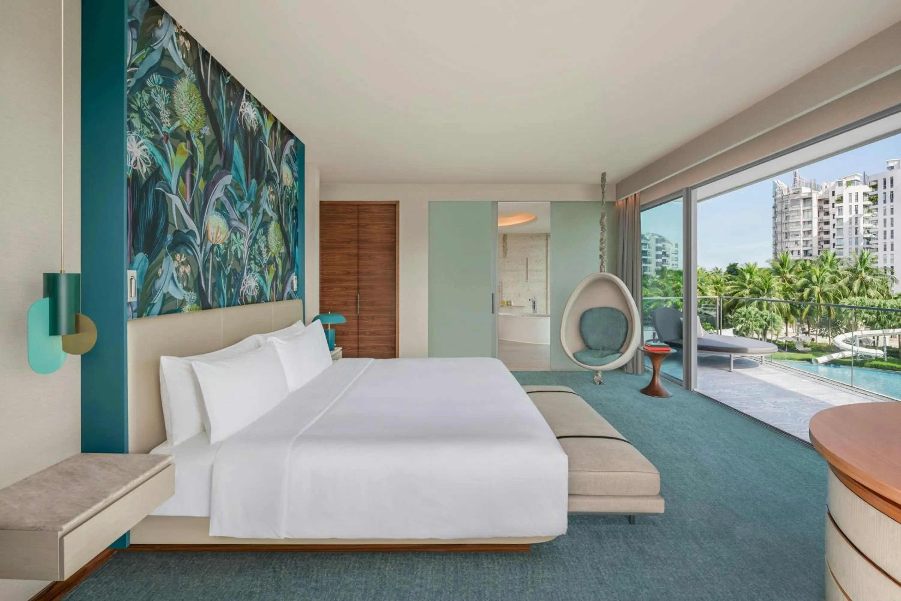 Bedroom, Bed in W Singapore - Sentosa Cove