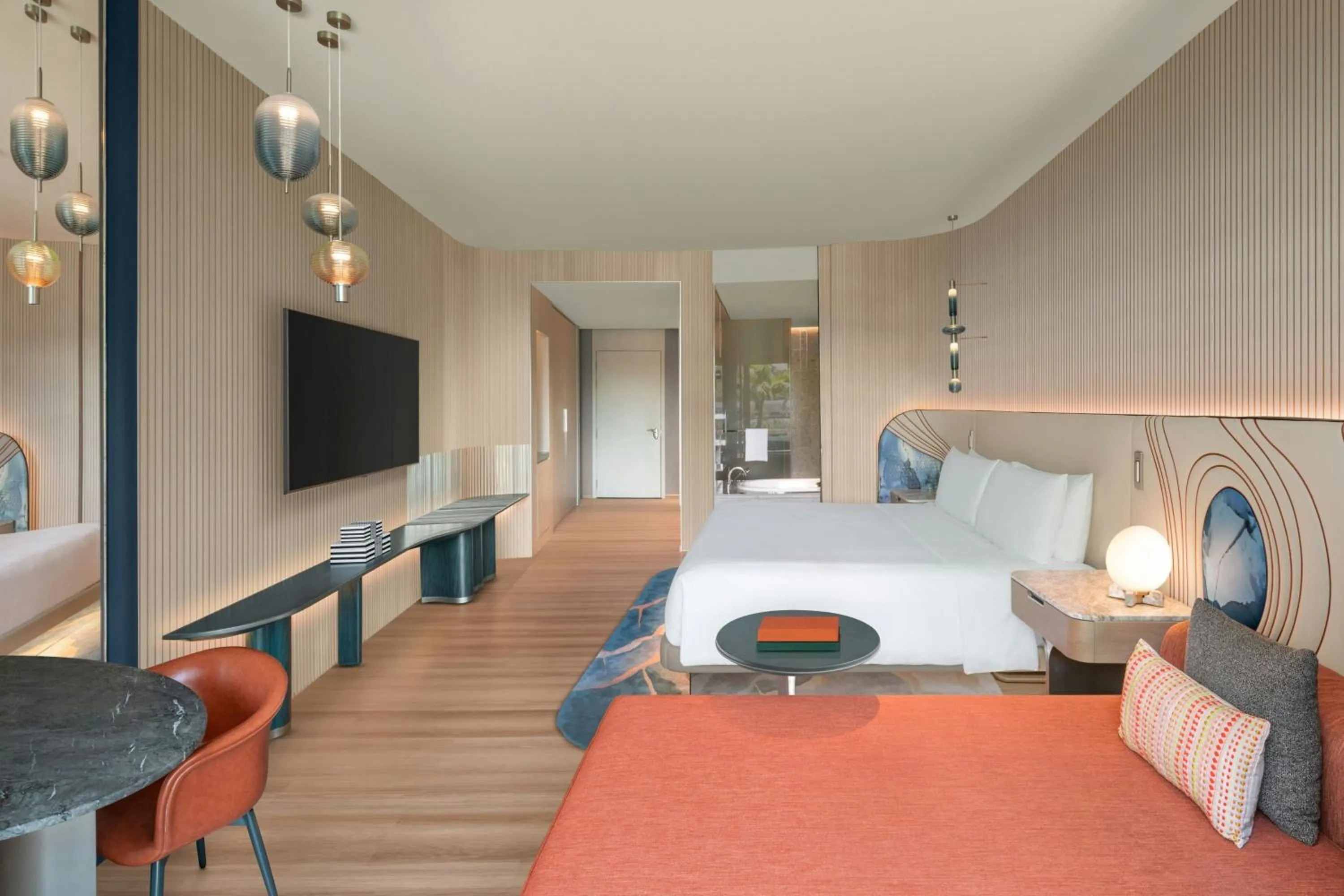 Photo of the whole room, Bed in W Singapore - Sentosa Cove