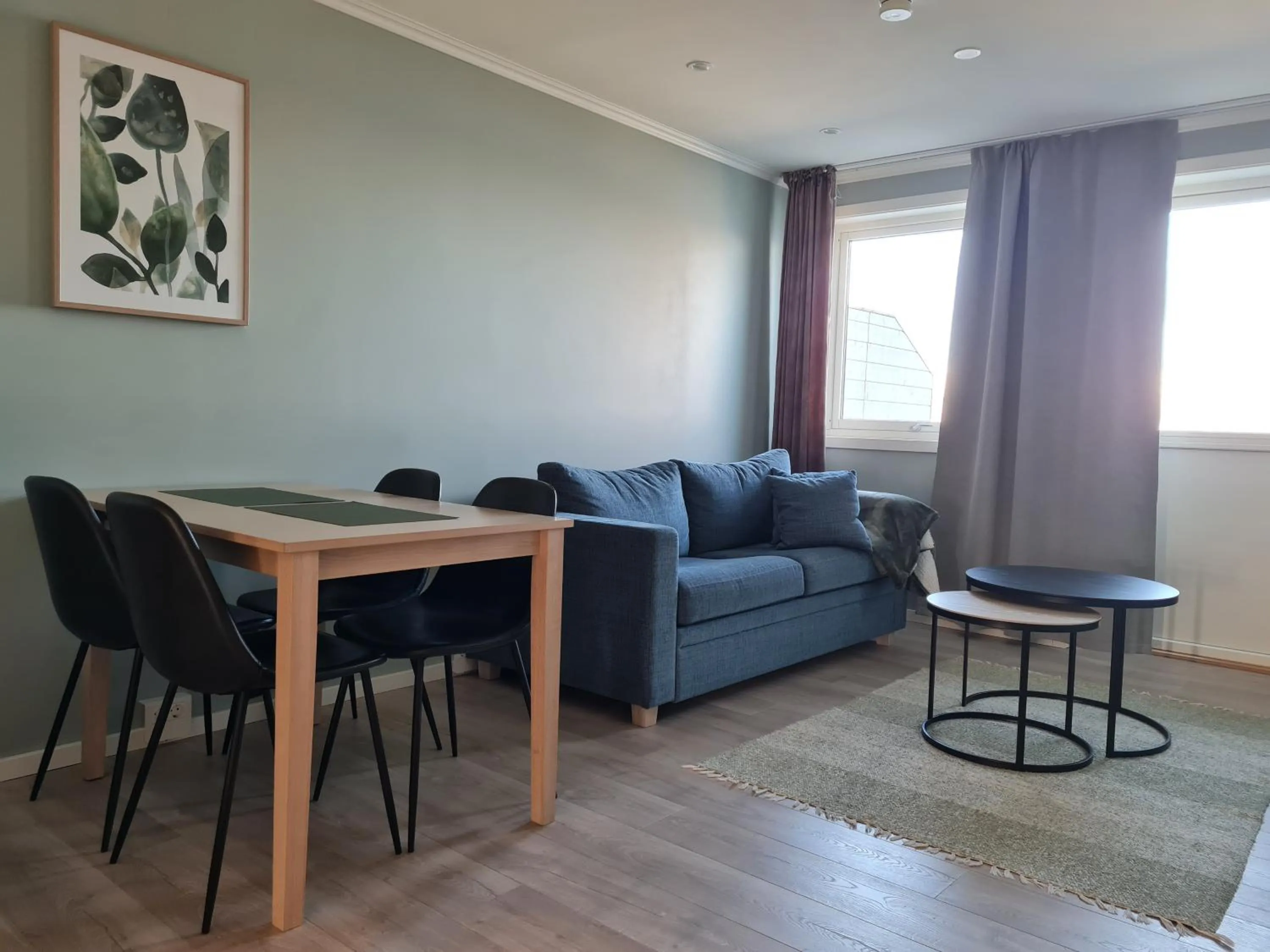 Living room in Olderfjord Turistsenter