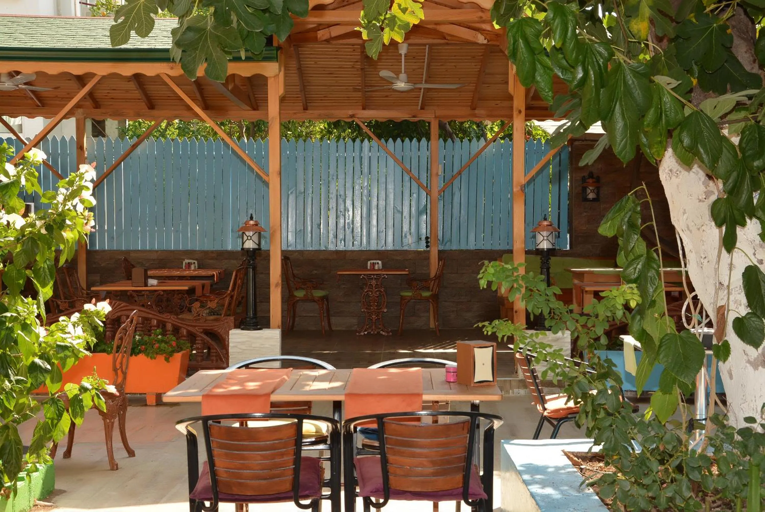 Patio in Kaliptus Hotel