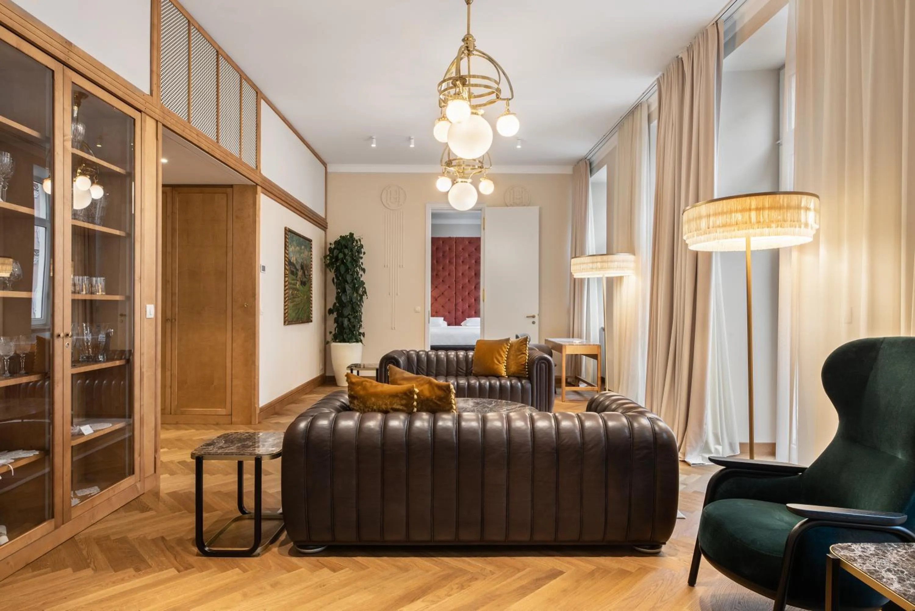 Living room in Grand Hotel Union Eurostars