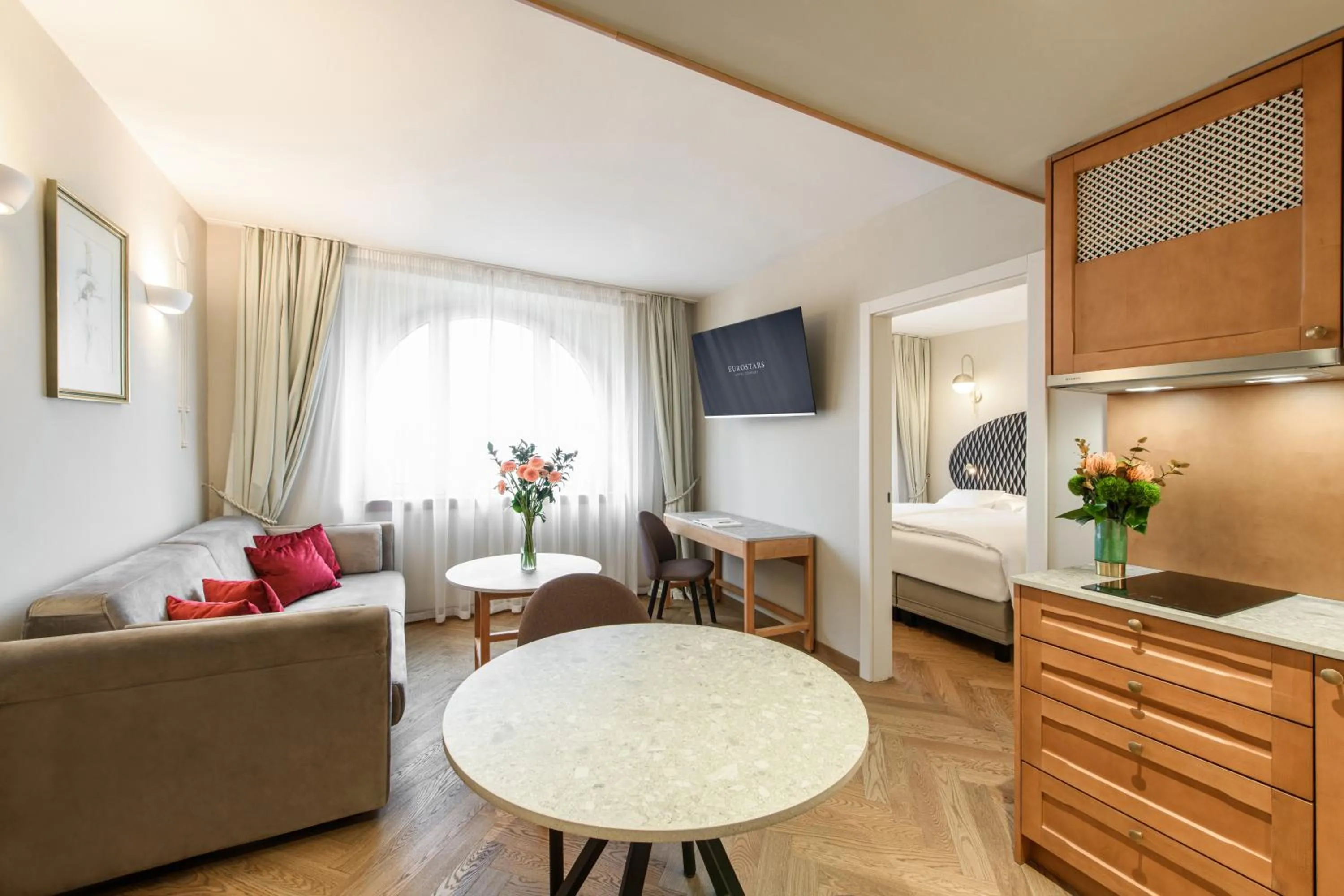 Bed in Grand Hotel Union Eurostars