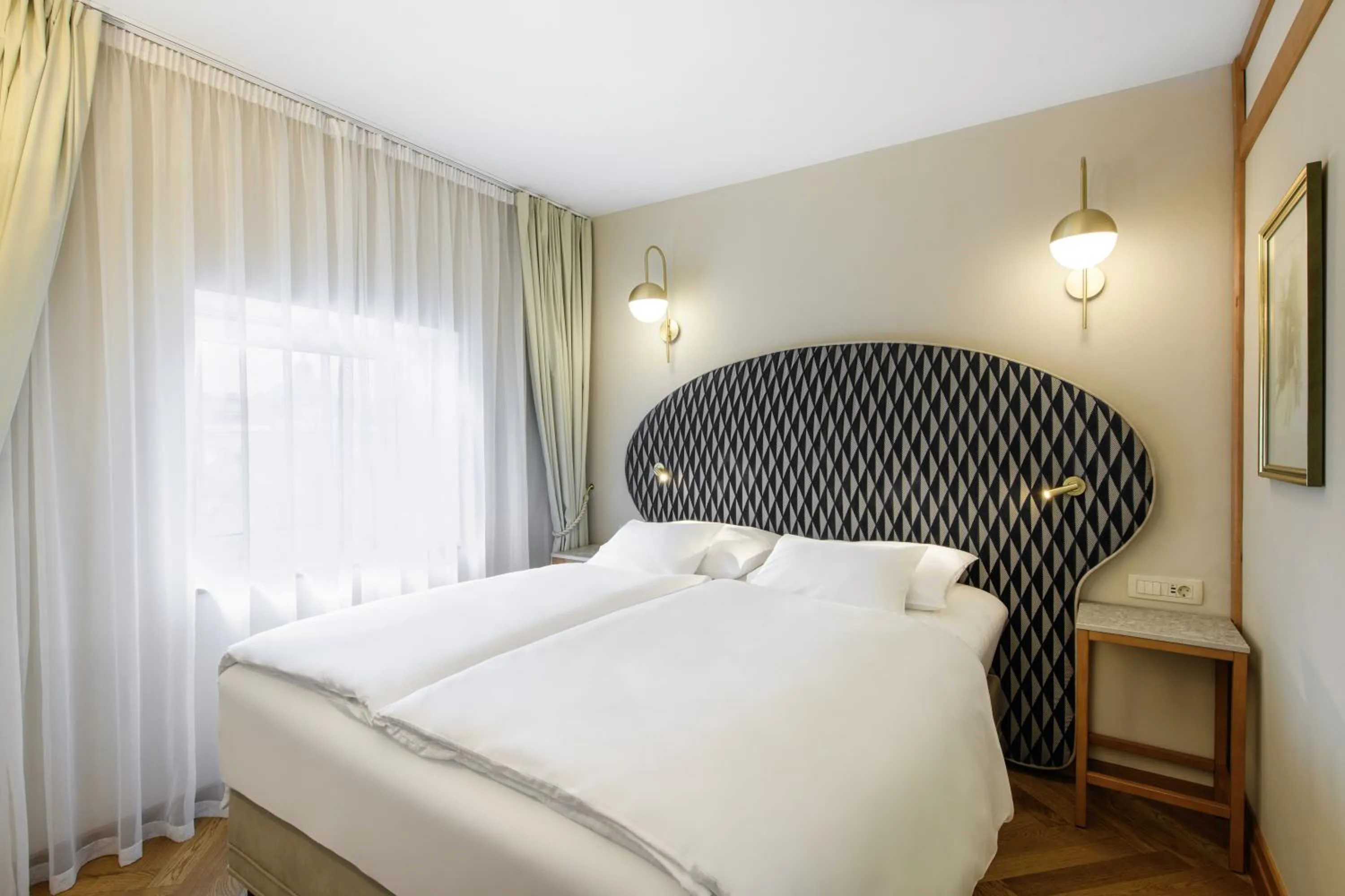 Bed in Grand Hotel Union Eurostars