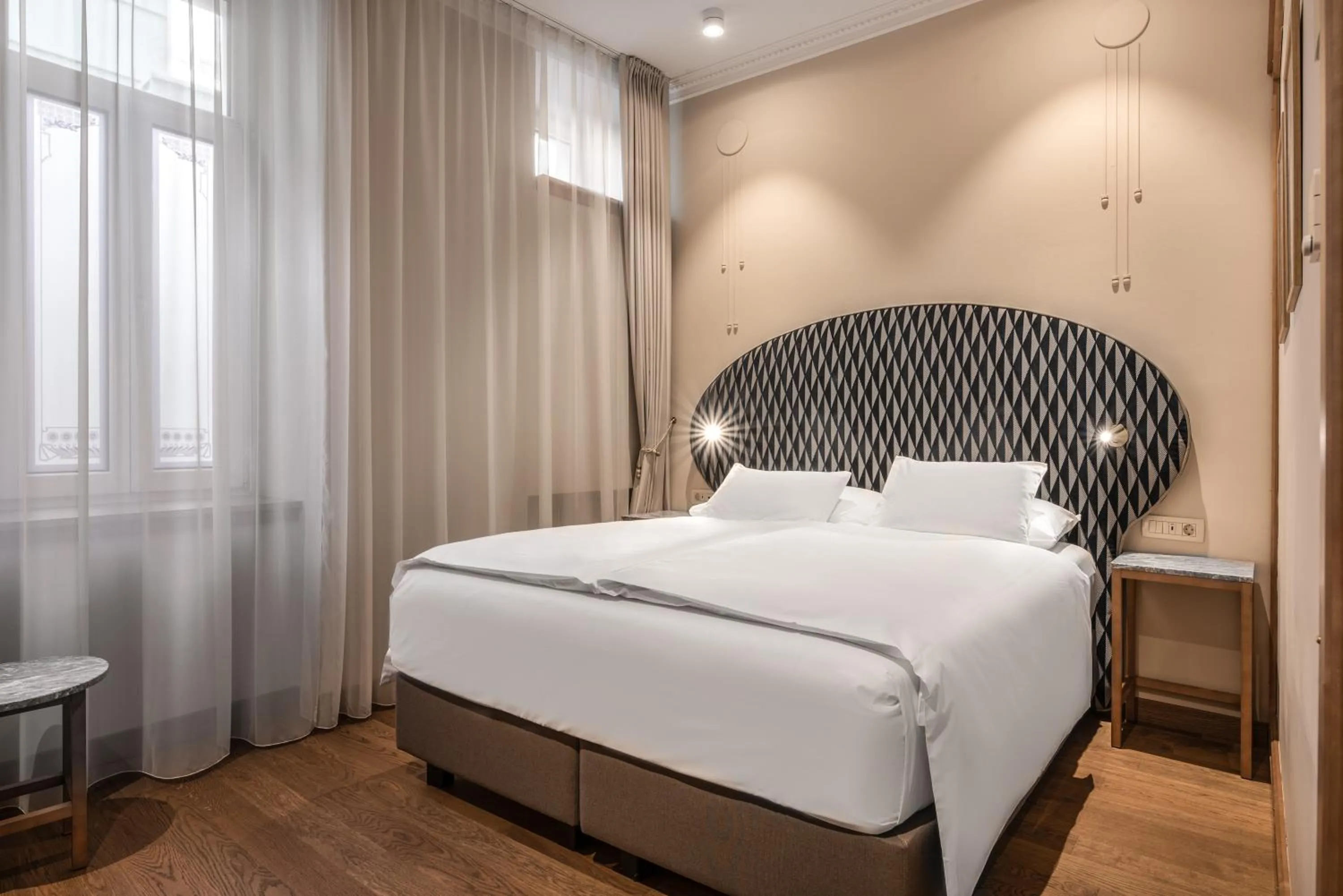 Bed in Grand Hotel Union Eurostars