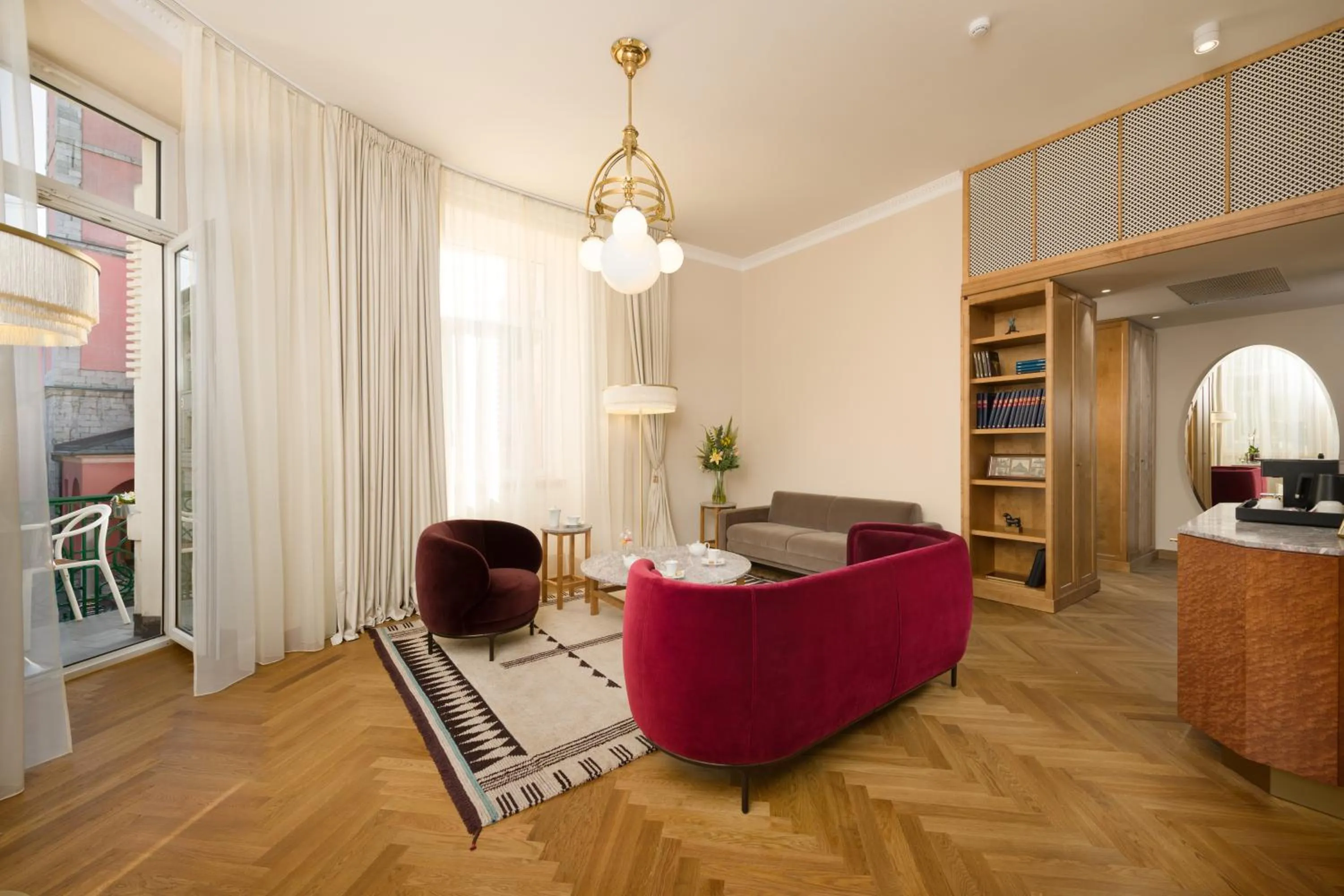 Living room in Grand Hotel Union Eurostars