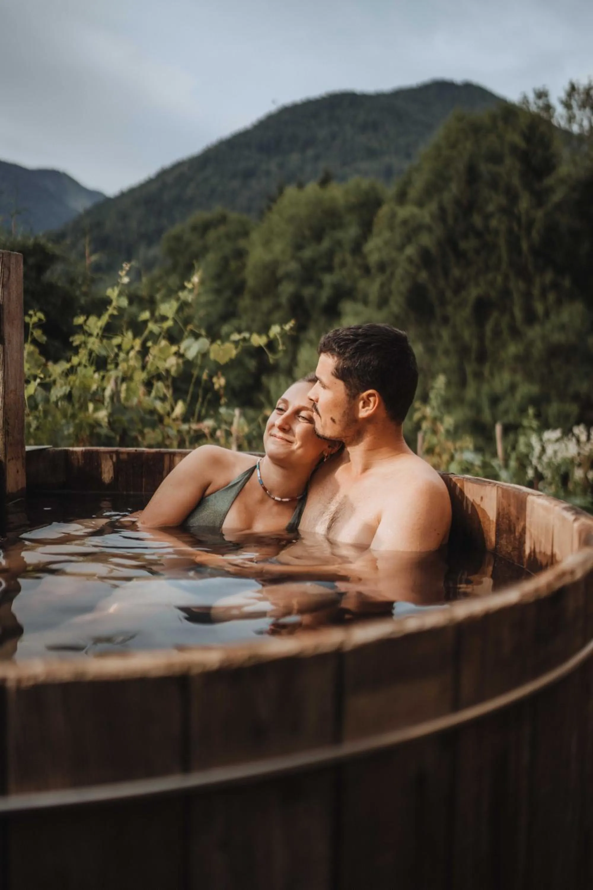 Hot Spring Bath in Chalet trappeur