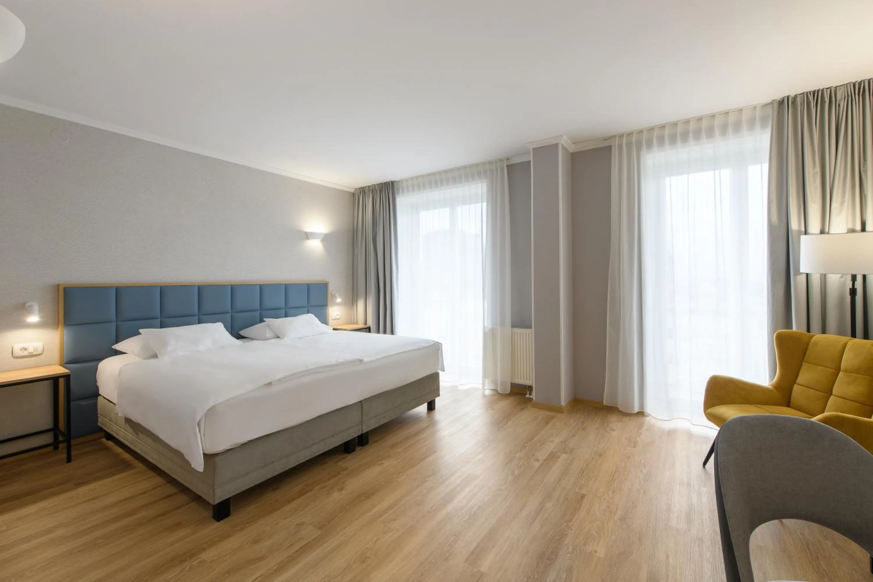 Bed in Eurostars uHOTEL