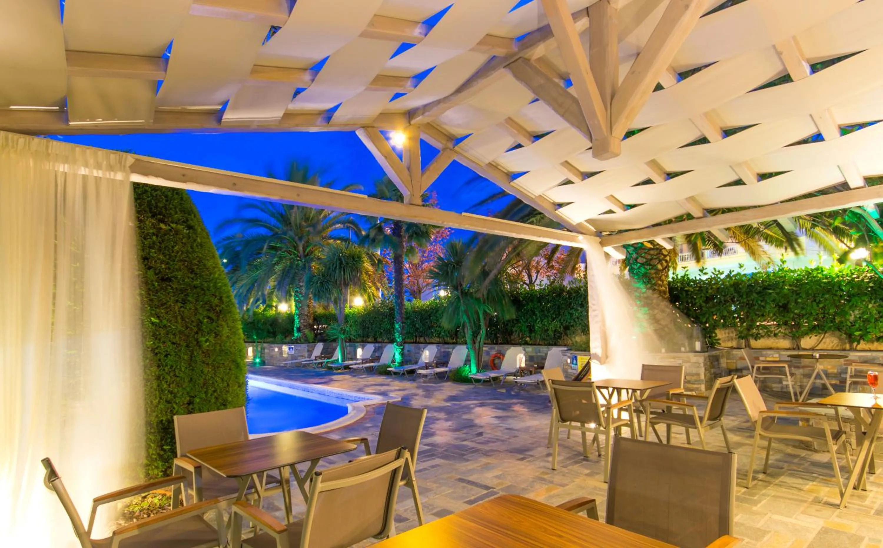 Patio in Luxury Villa Fotini