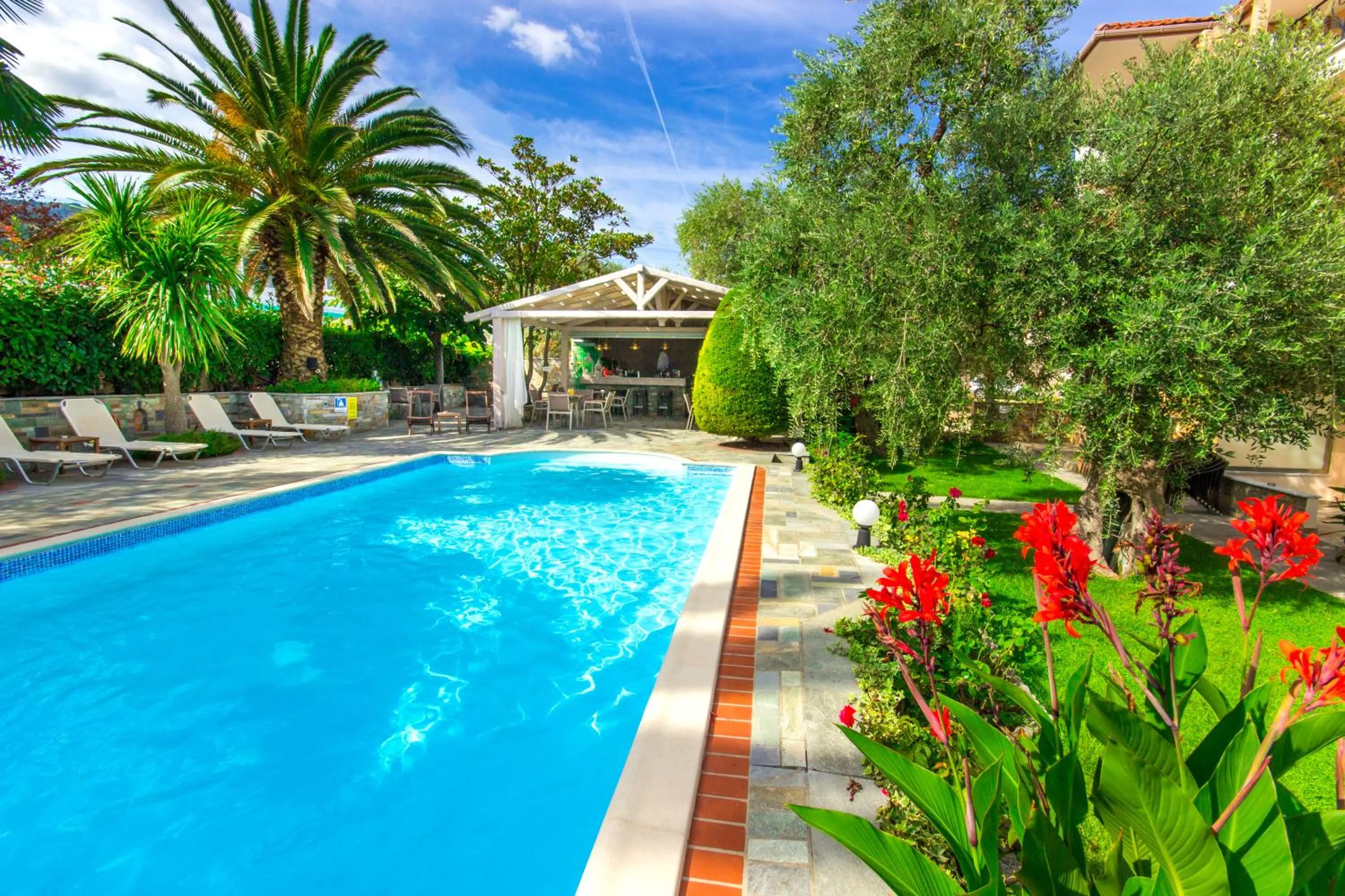 Day in Luxury Villa Fotini