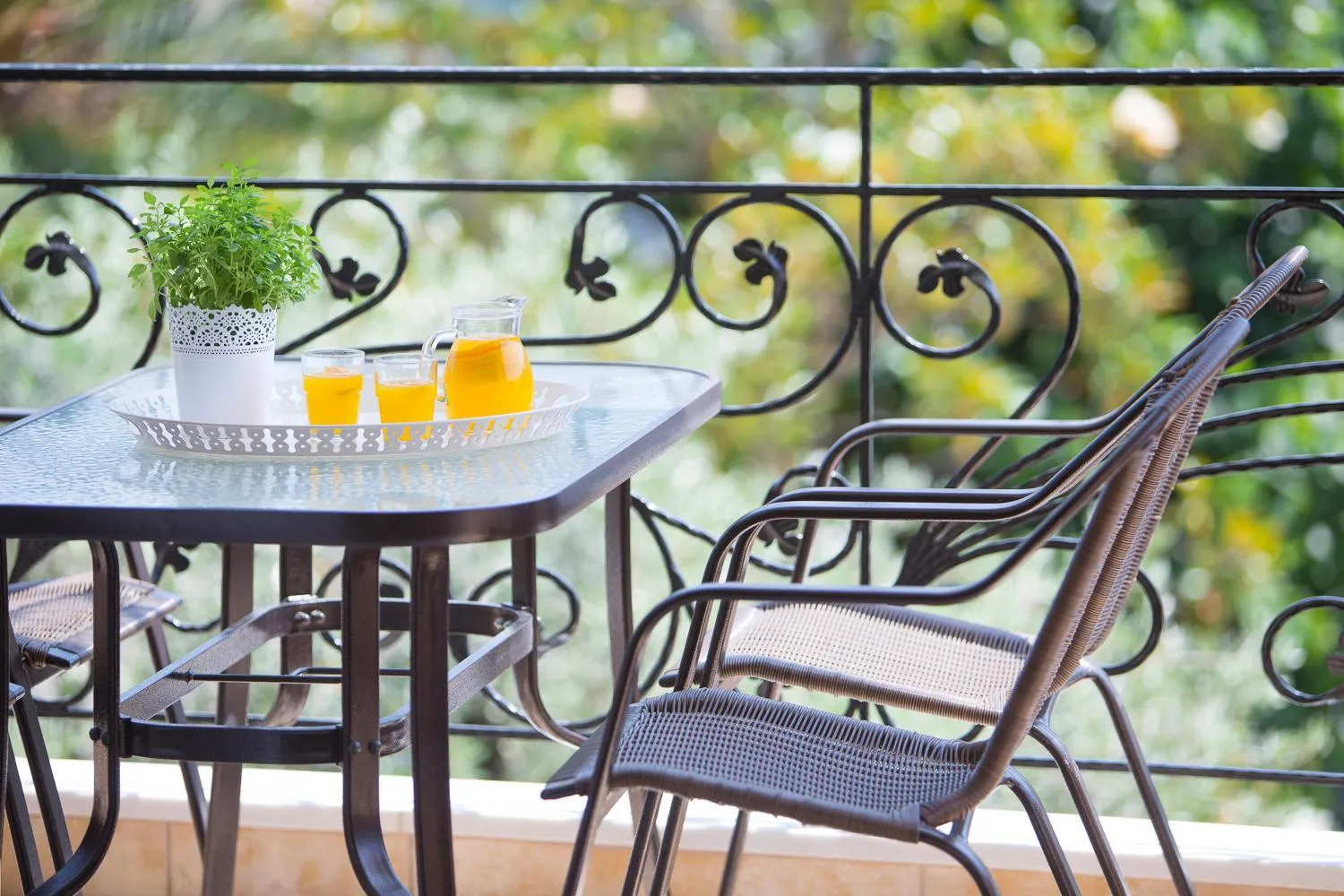 Balcony/Terrace in Luxury Villa Fotini
