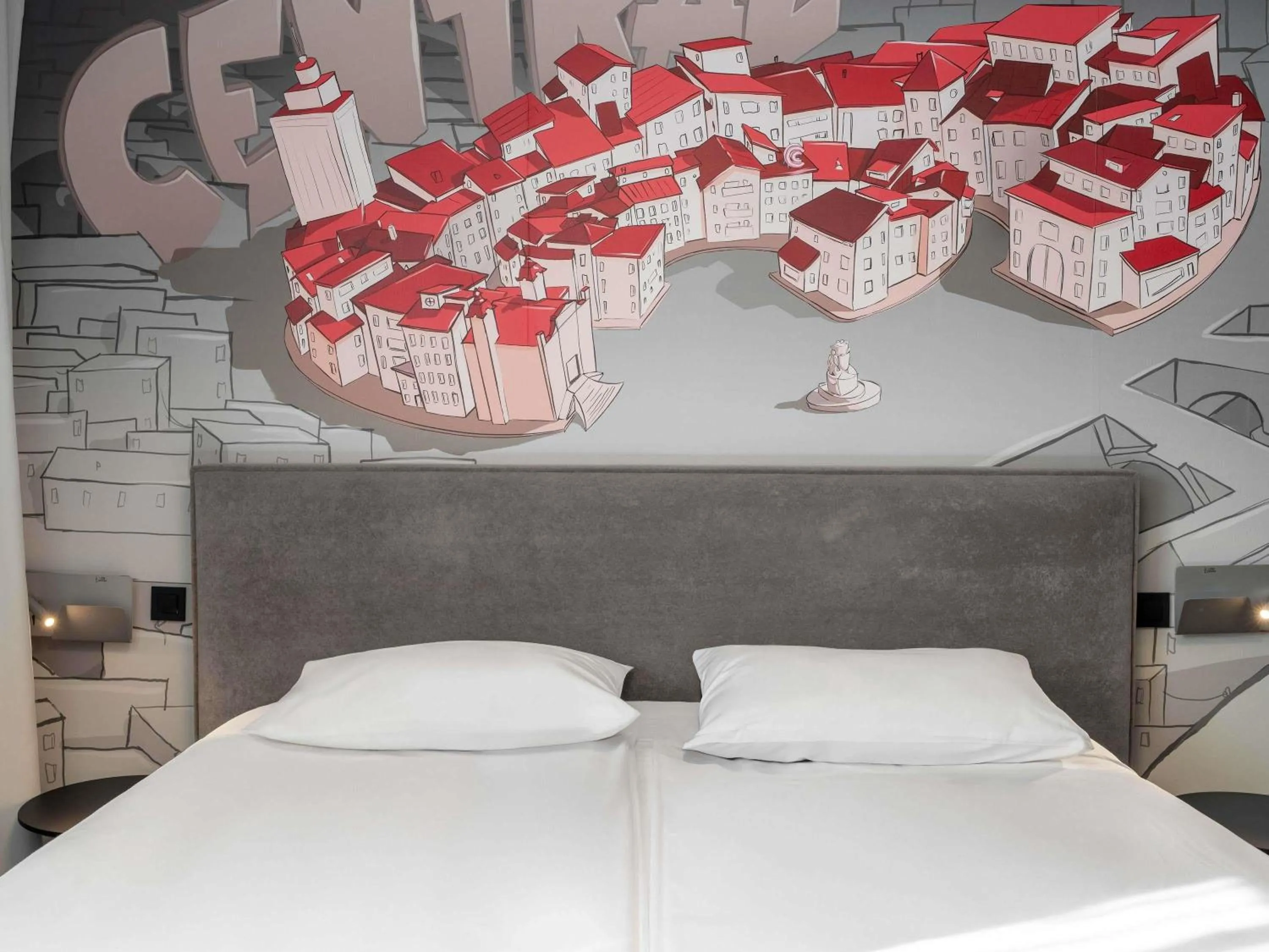 Bedroom, Bed in ibis Styles Ljubljana Centre