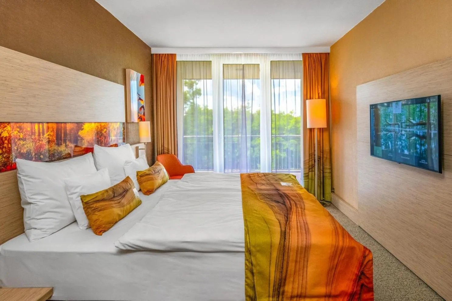 Bedroom, Bed in Lifestyle Hotel Mátra