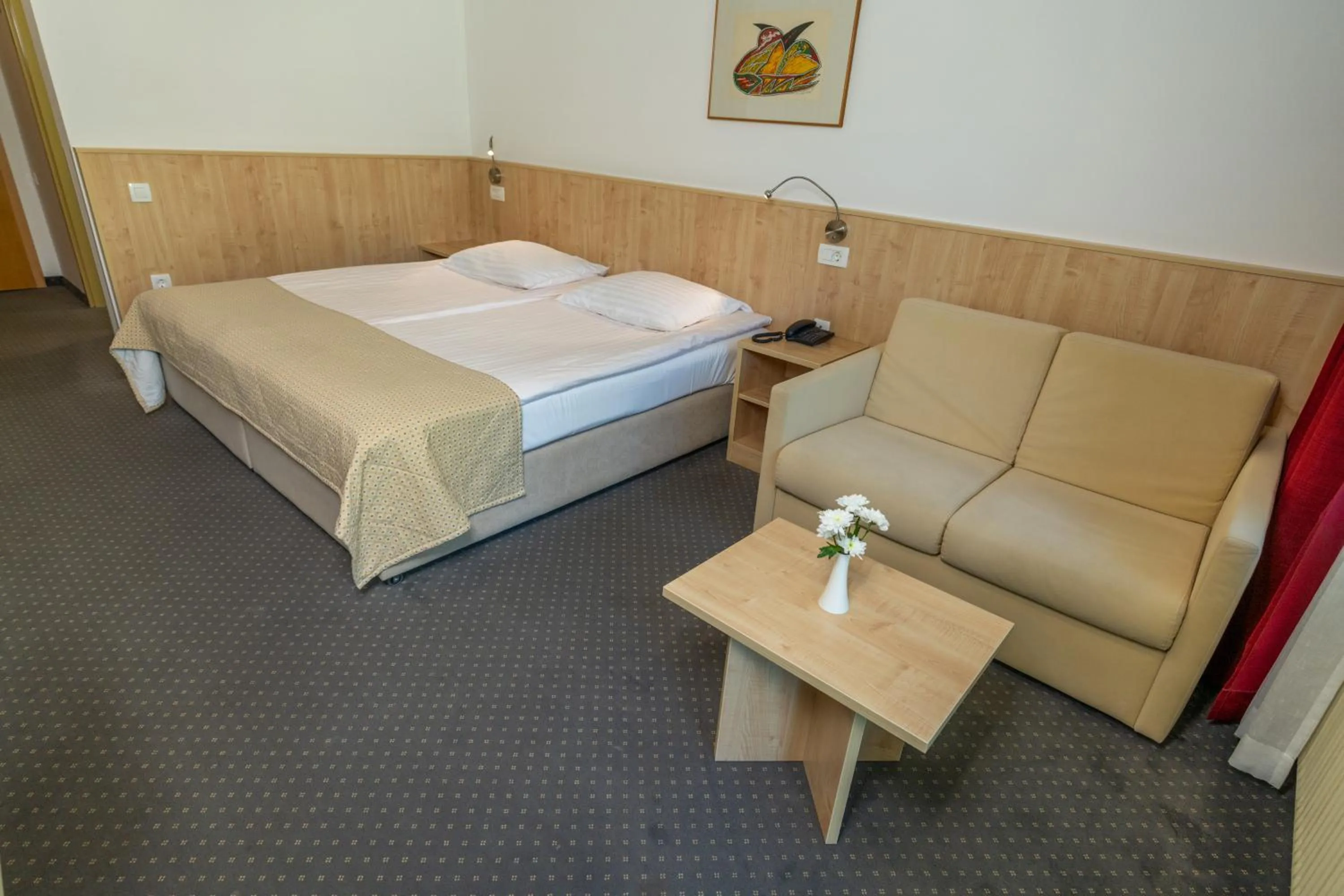 Bedroom, Bed in Hotel Jezero