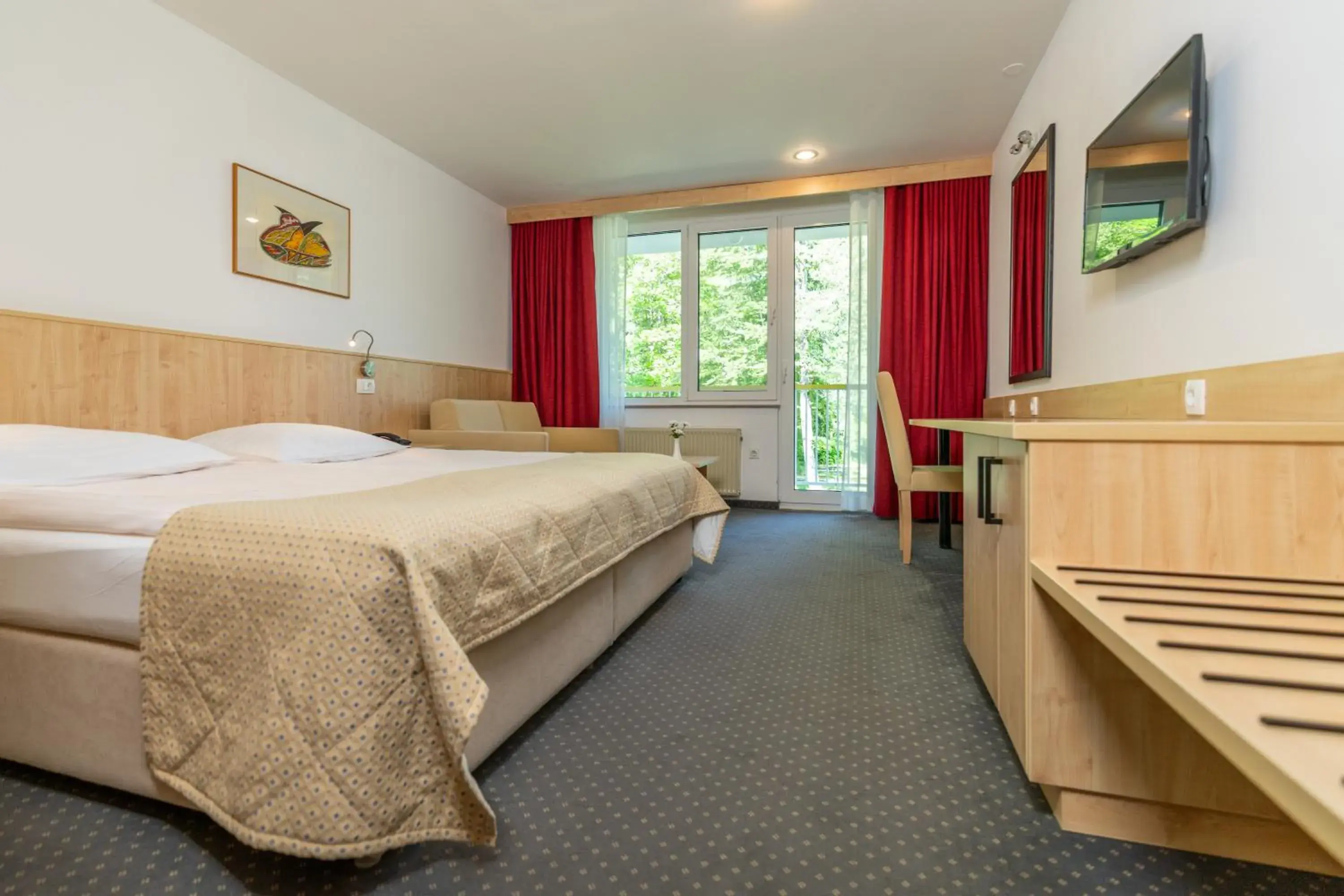 Double or Twin Room with Extra bed and Balcony in Hotel Jezero Double or Twin Room with Extra bed and Balcony in Hotel Jezero