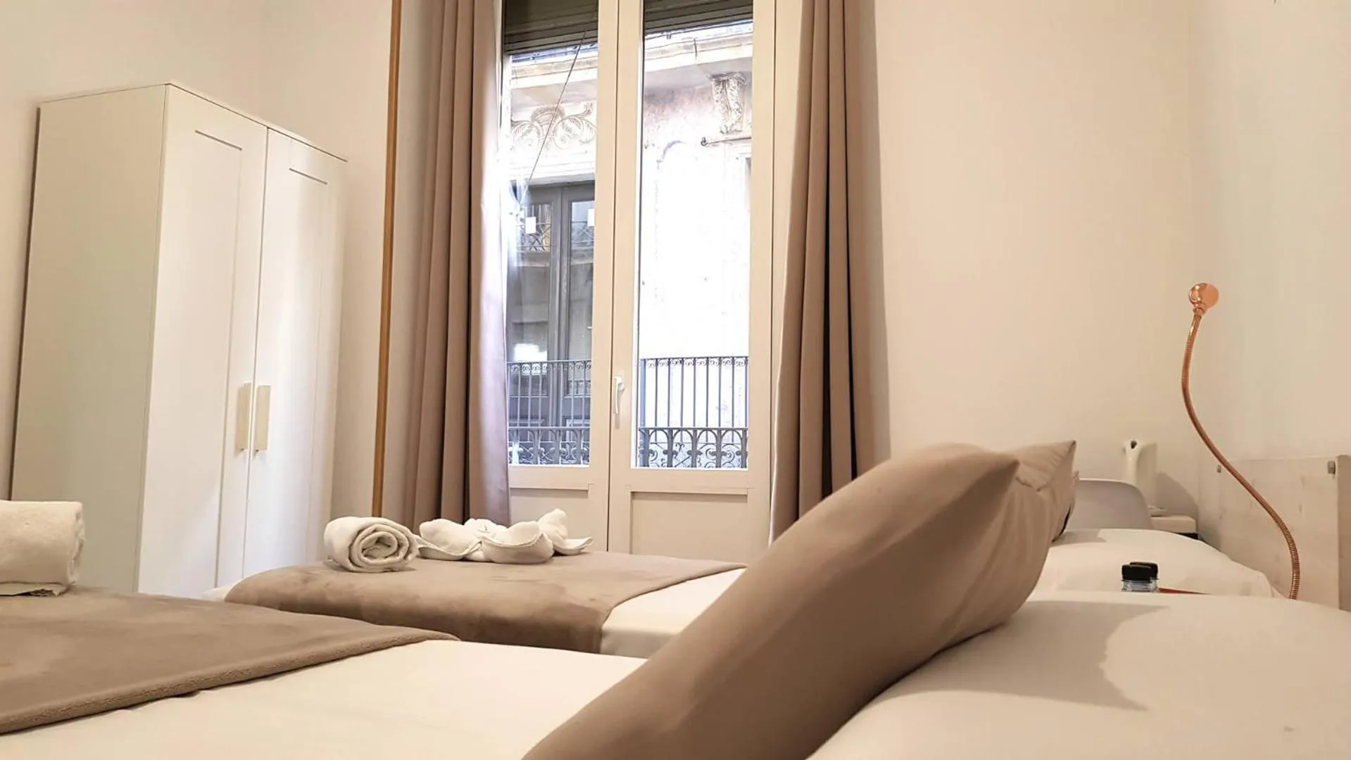 Photo of the whole room, Bed in Hostal la Palmera