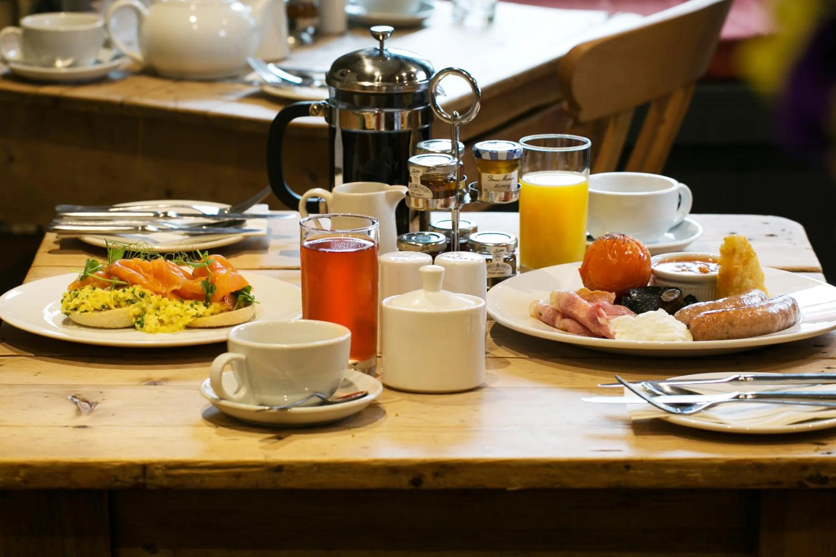 Food and drinks in The Marton Arms