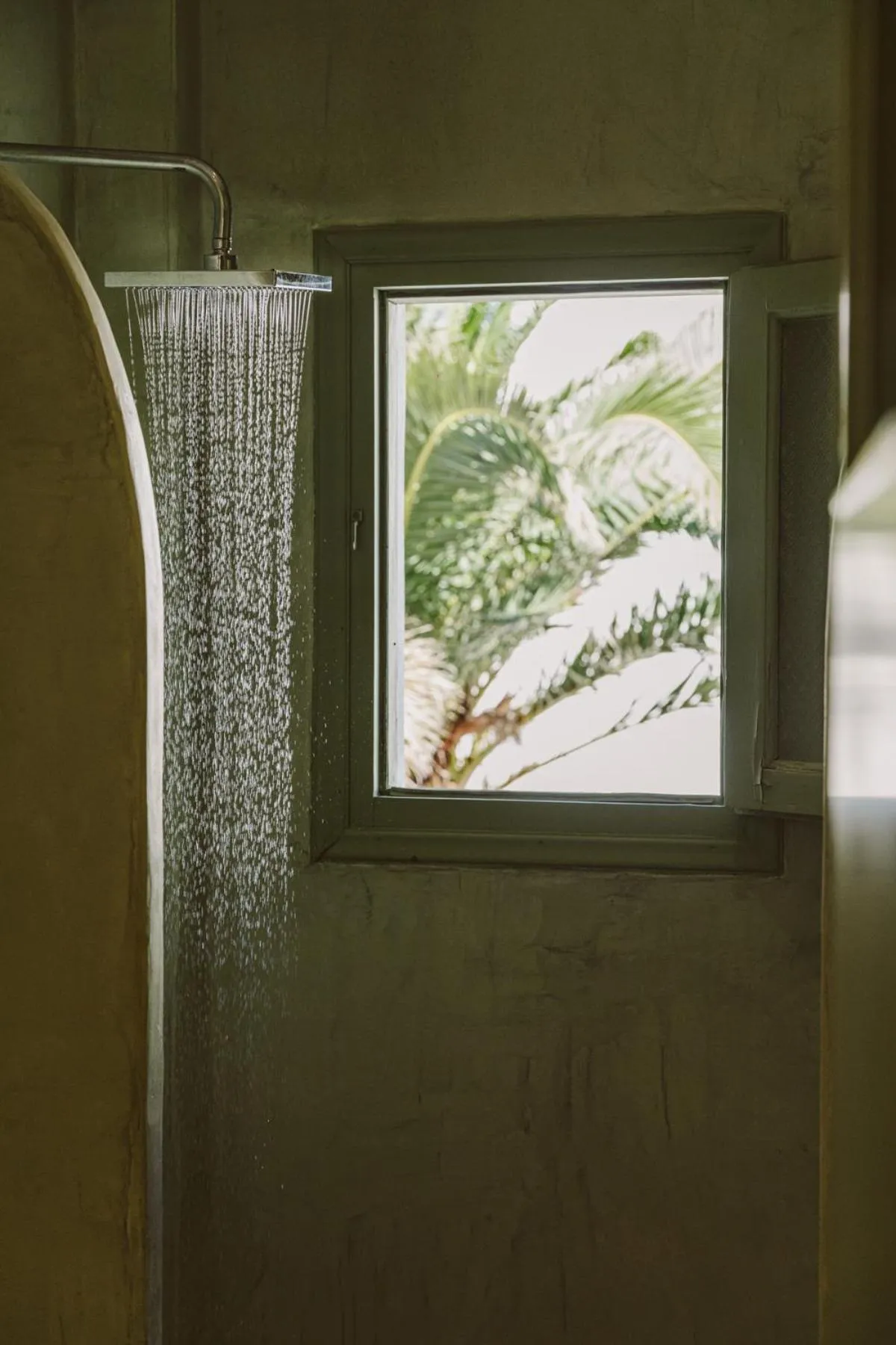 Shower in Ambeli Apartments
