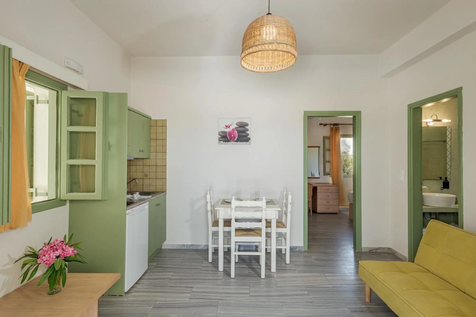 Living room in Ambeli Apartments