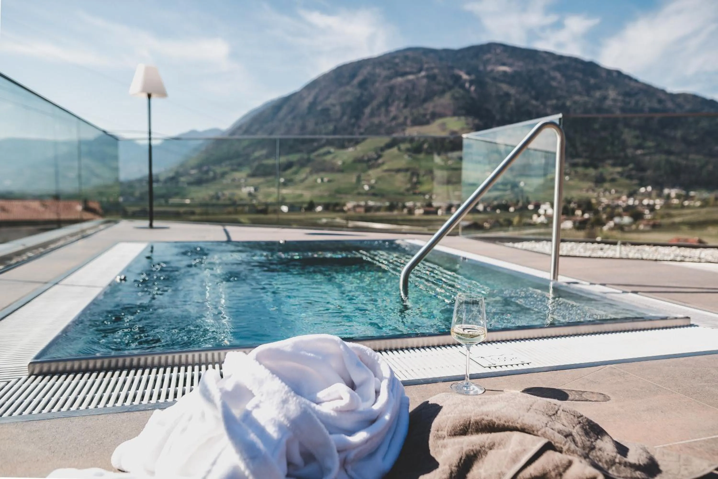 Hot Tub in Hotel Wessobrunn