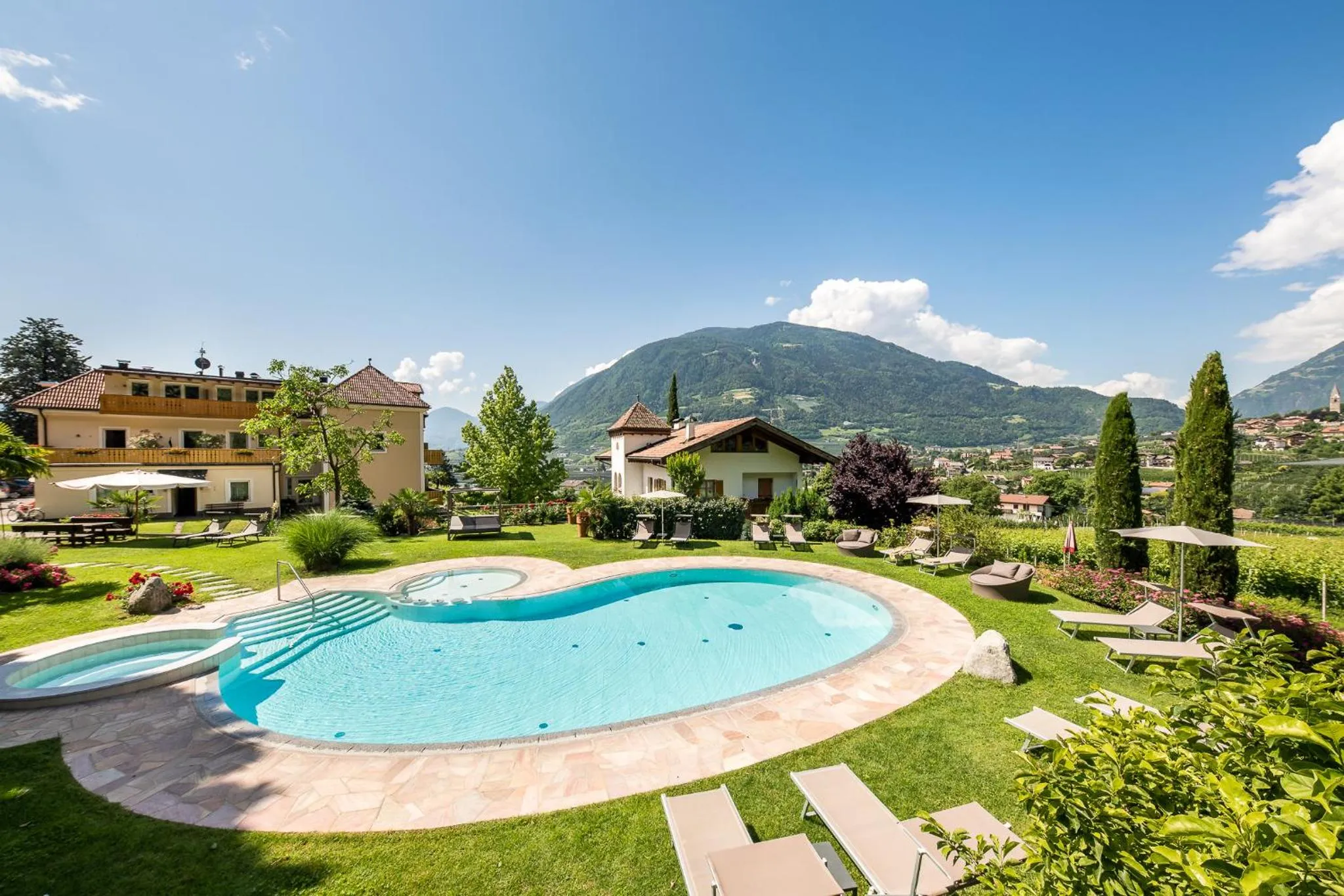 Garden in Hotel Wessobrunn