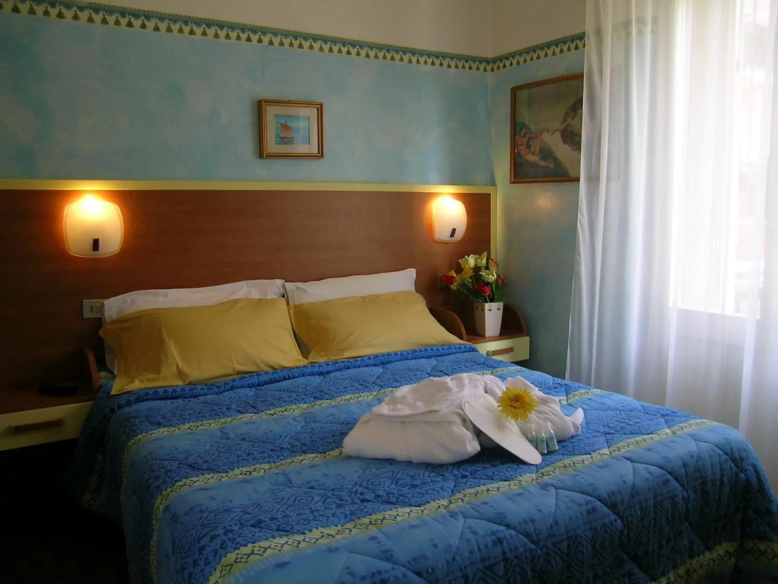 Balcony/Terrace, Bed in Hotel La Gioiosa