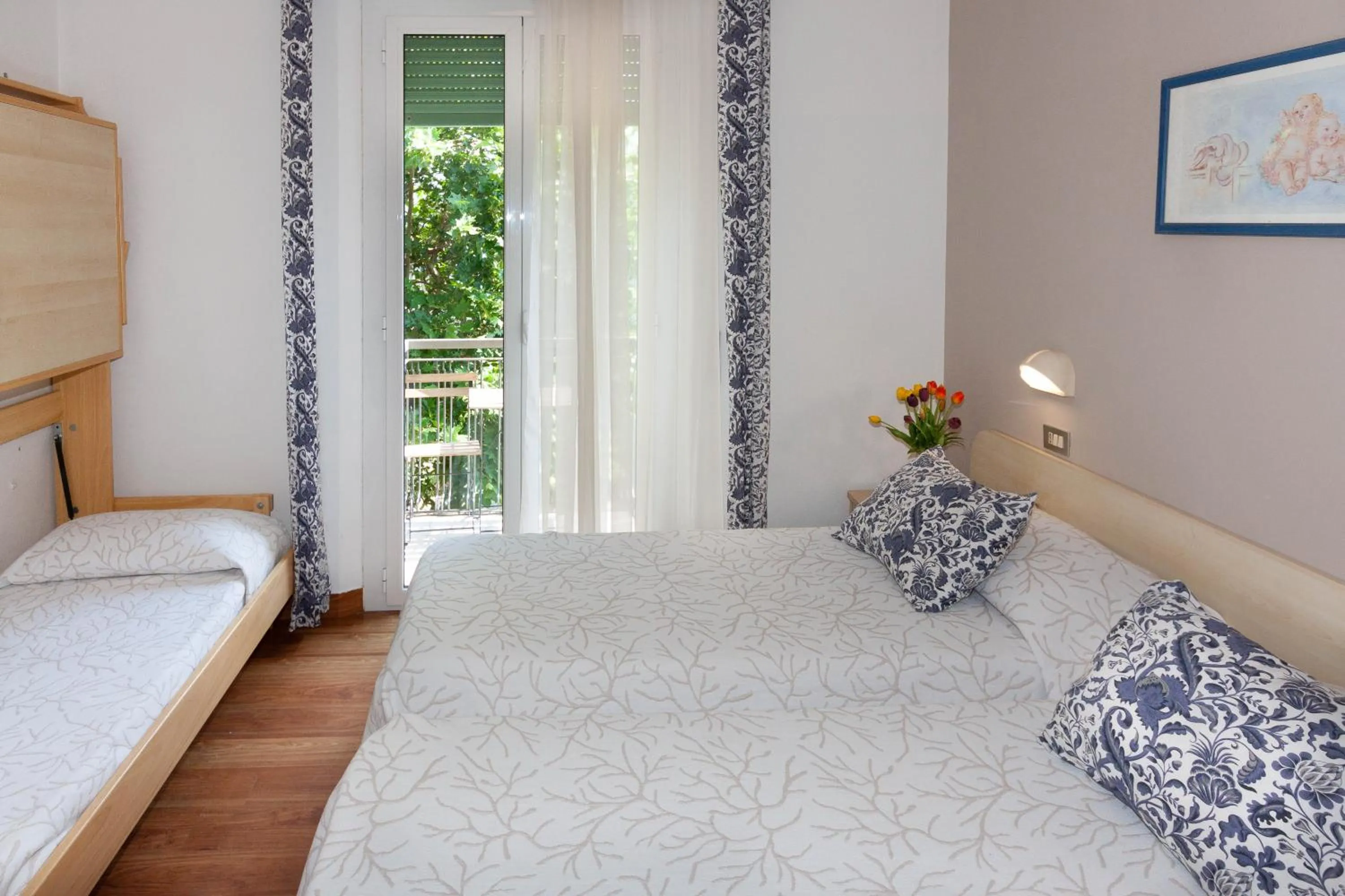 Bed in Hotel La Gioiosa