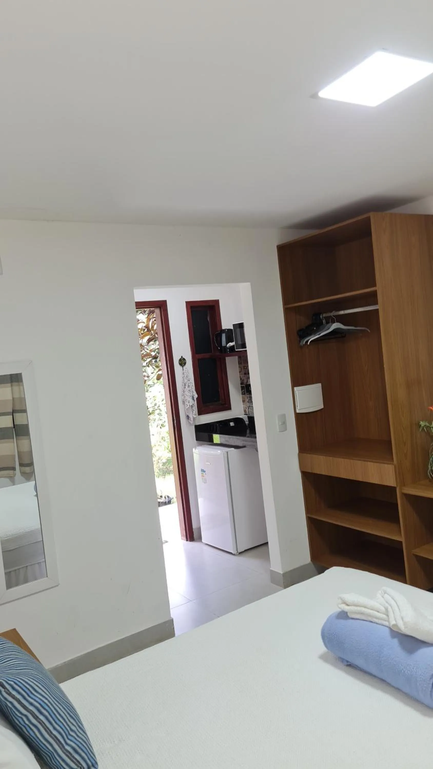 Bed in Pousada Jeito Bom de Viver