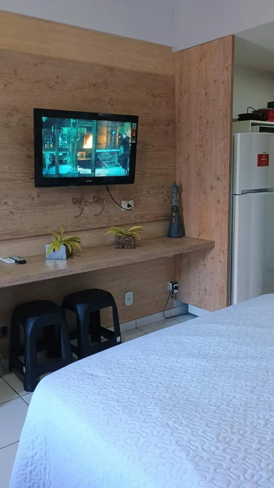 TV and multimedia, Bed in PARQUE AQUÁTICO Lagoa Quente, à 50m, entrada + barata, apto particular