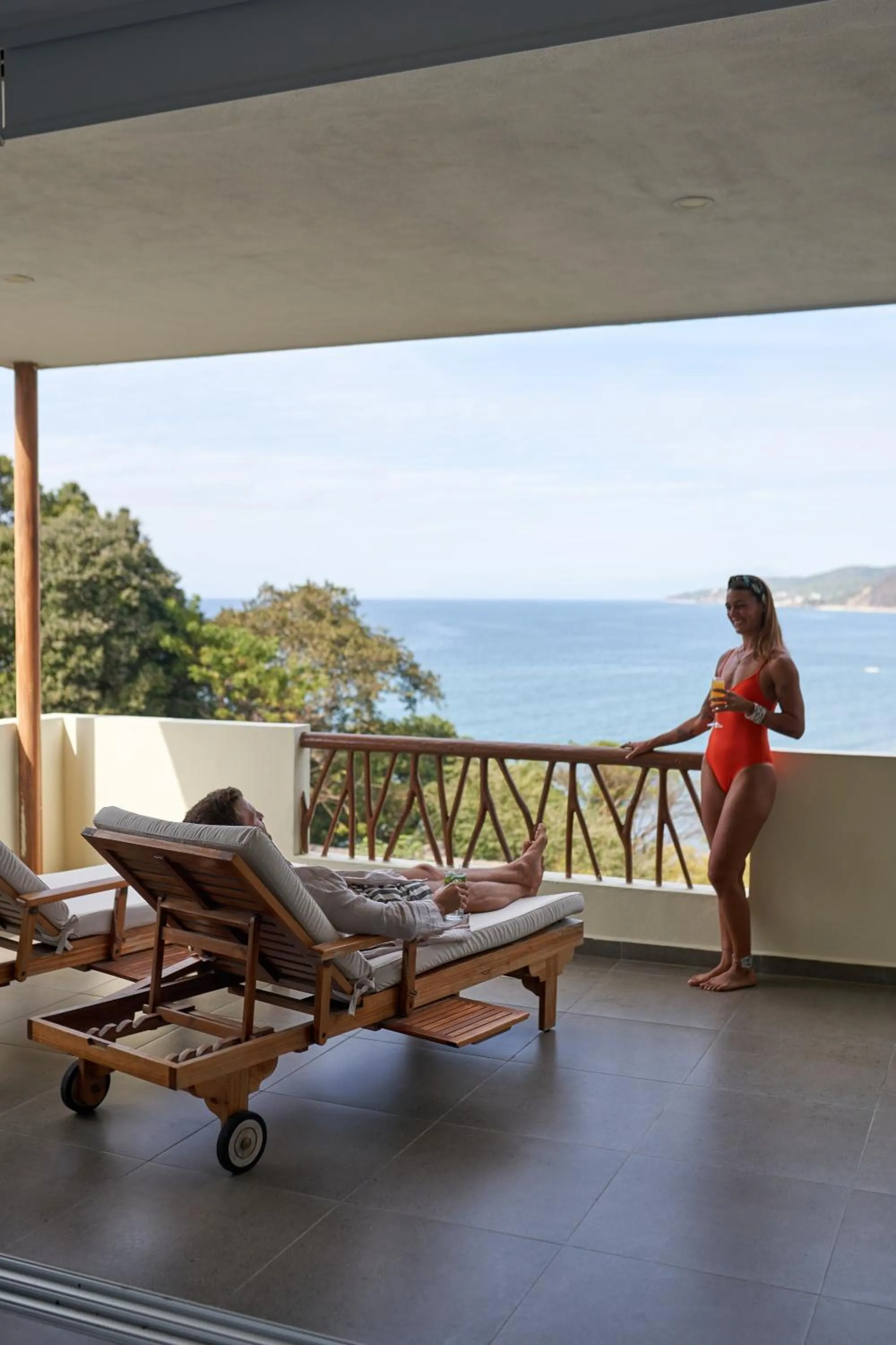 Balcony/Terrace in Ysuri Sayulita - Beachfront Hotel