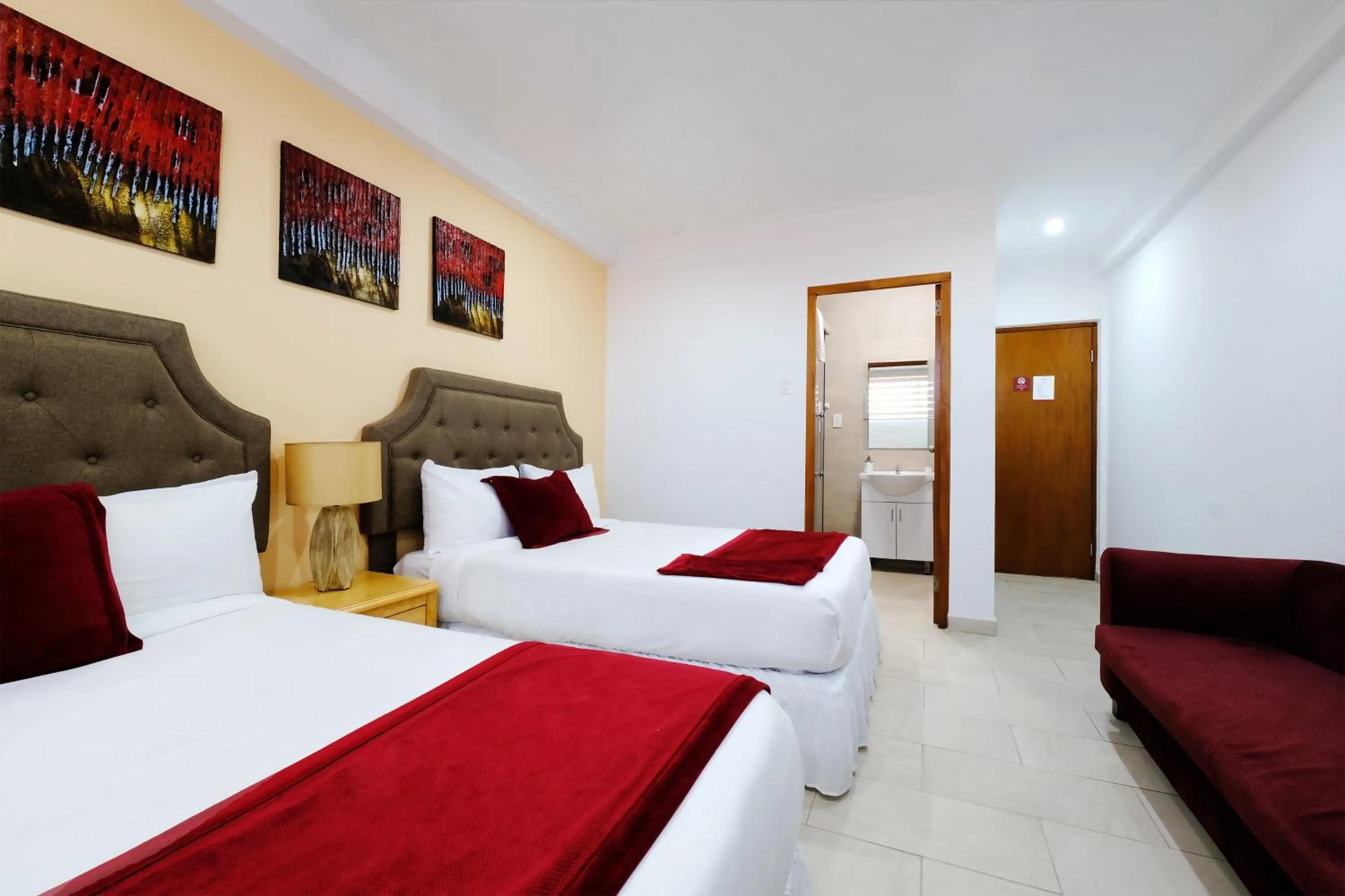 Bed in Victoria City Hotel