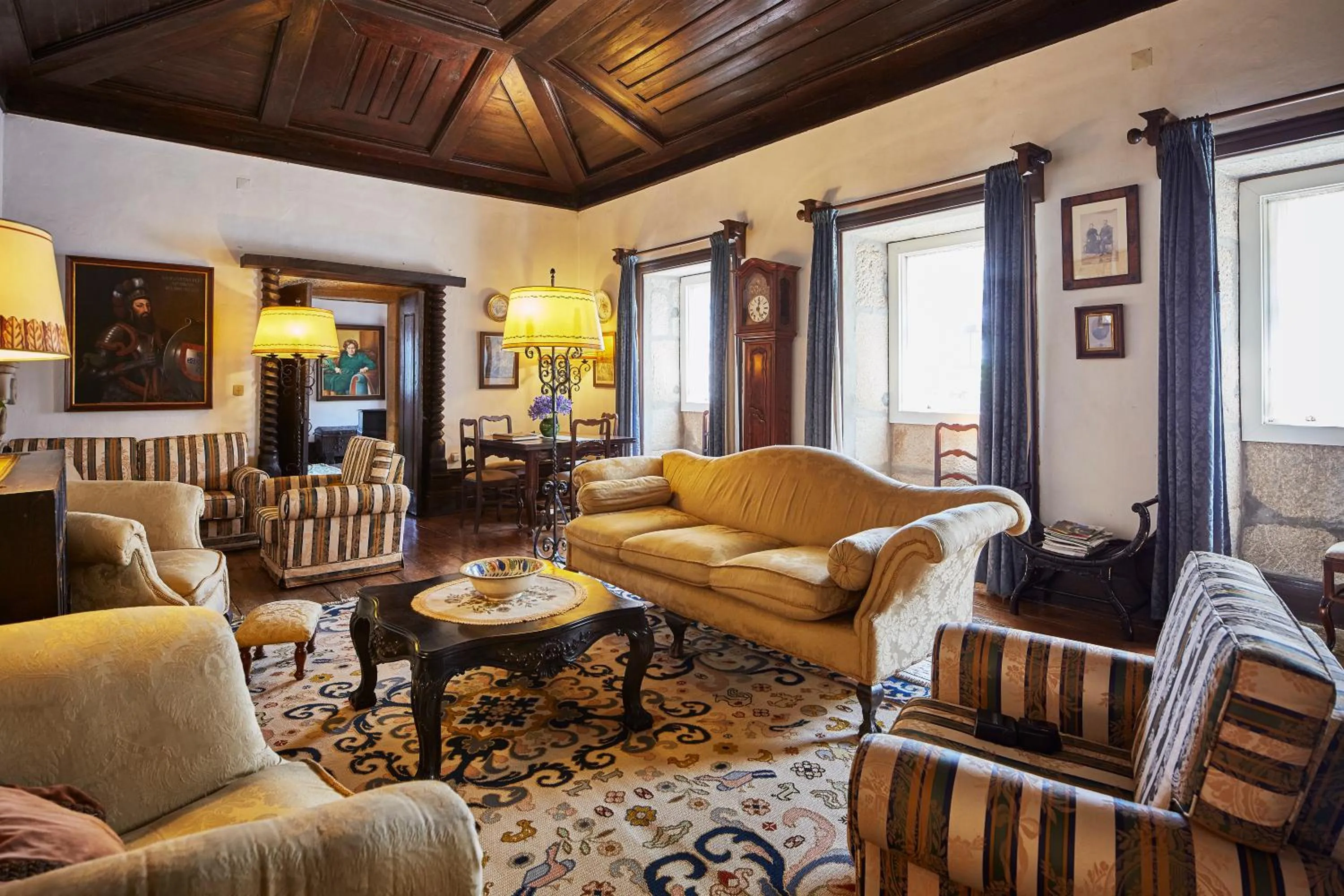 Communal lounge/ TV room in Casa de Canedo