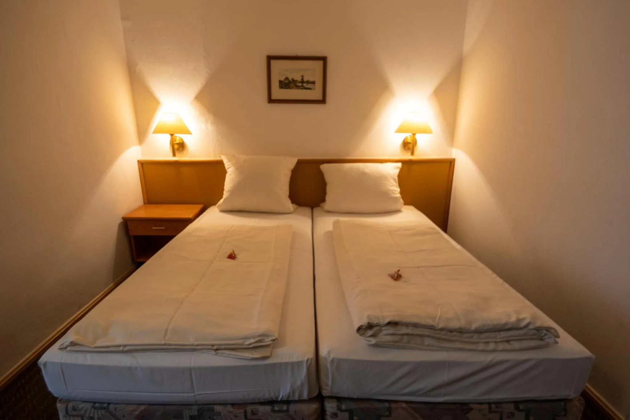 Bed in Hotel am weißen Turm