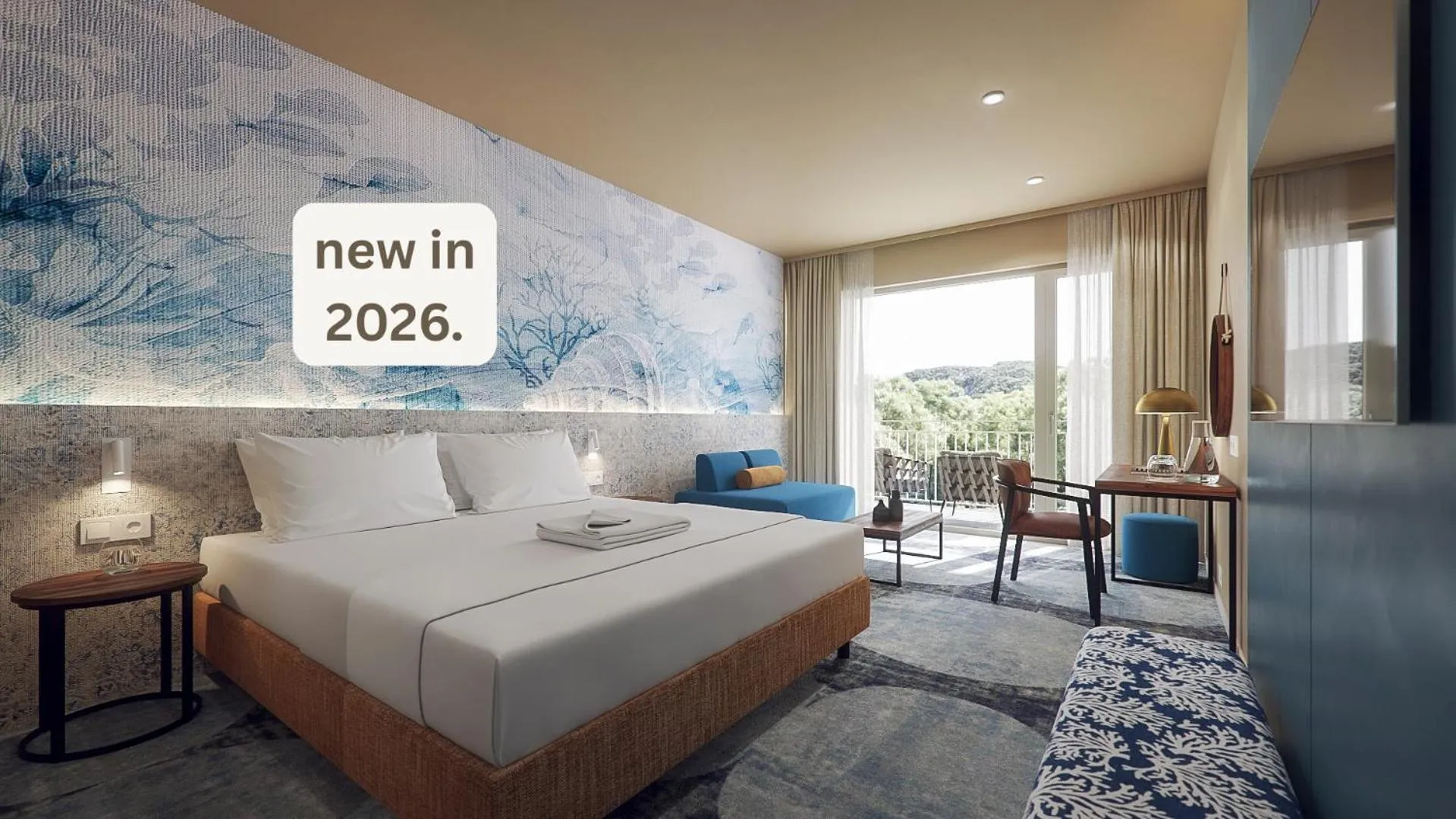 Bed in Remisens Hotel LUCIJA