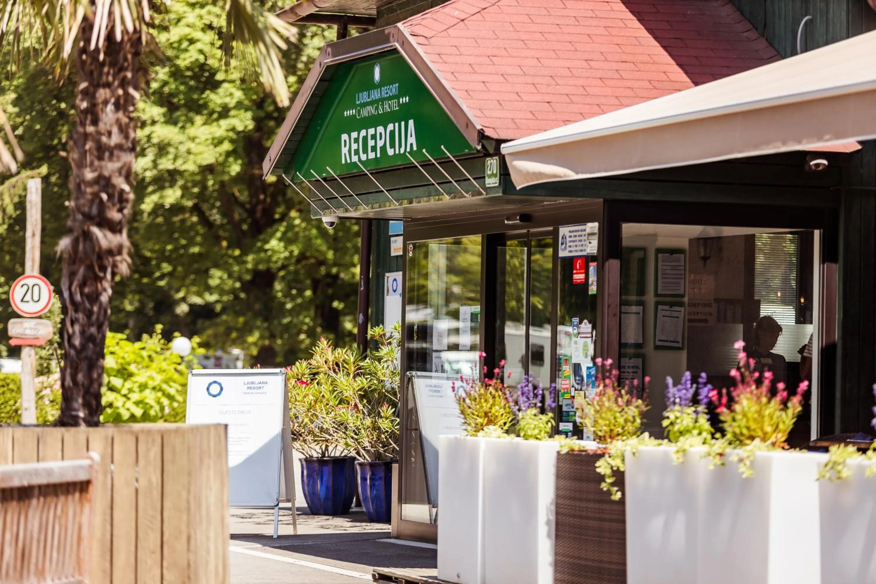 Lobby or reception in Ljubljana Resort Hotel & Camping