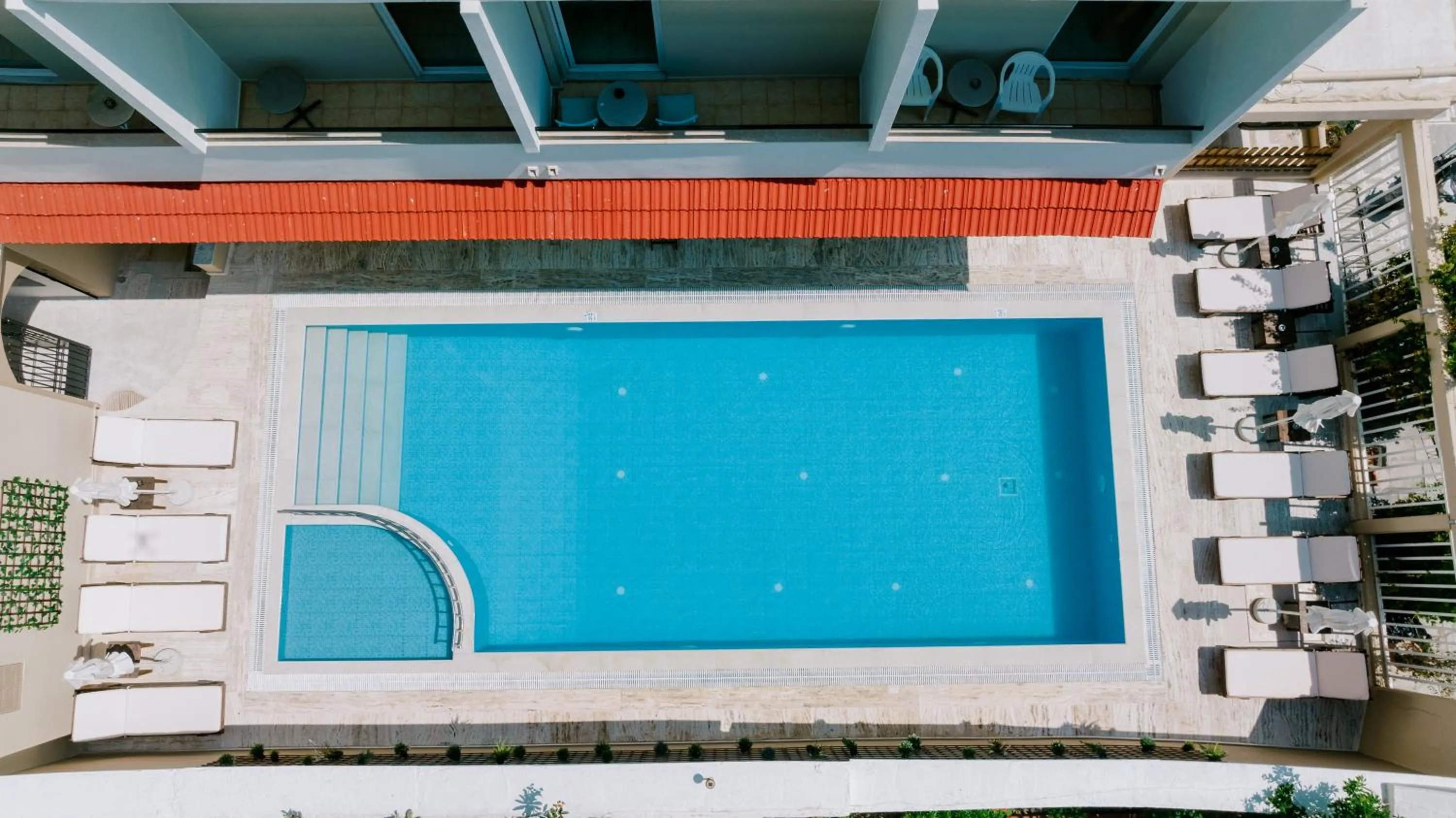 Swimming pool in Zephyros Hotel