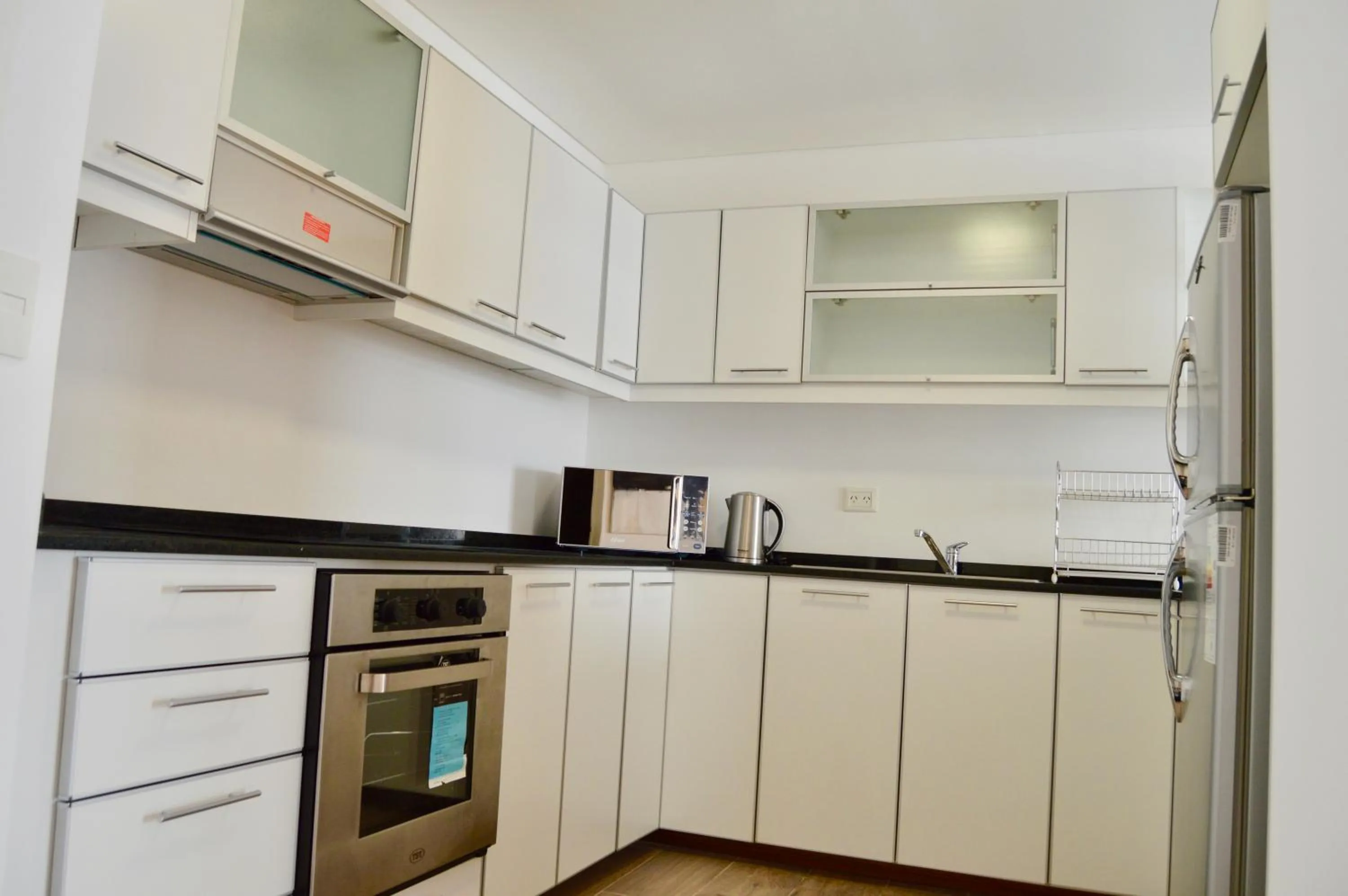 Kitchen or kitchenette in Hotel 6 de Octubre