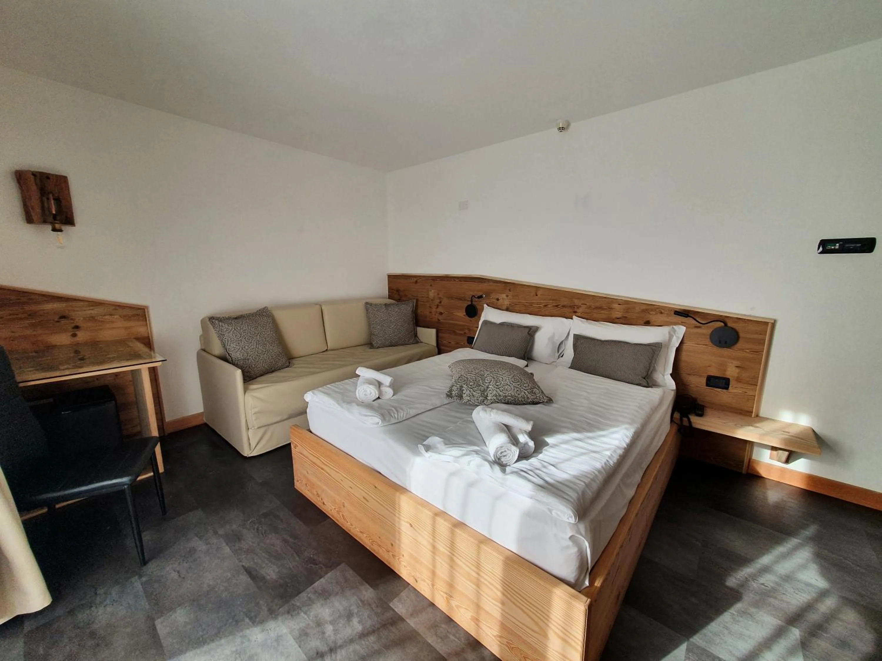 Bed in Hotel Pezzotti