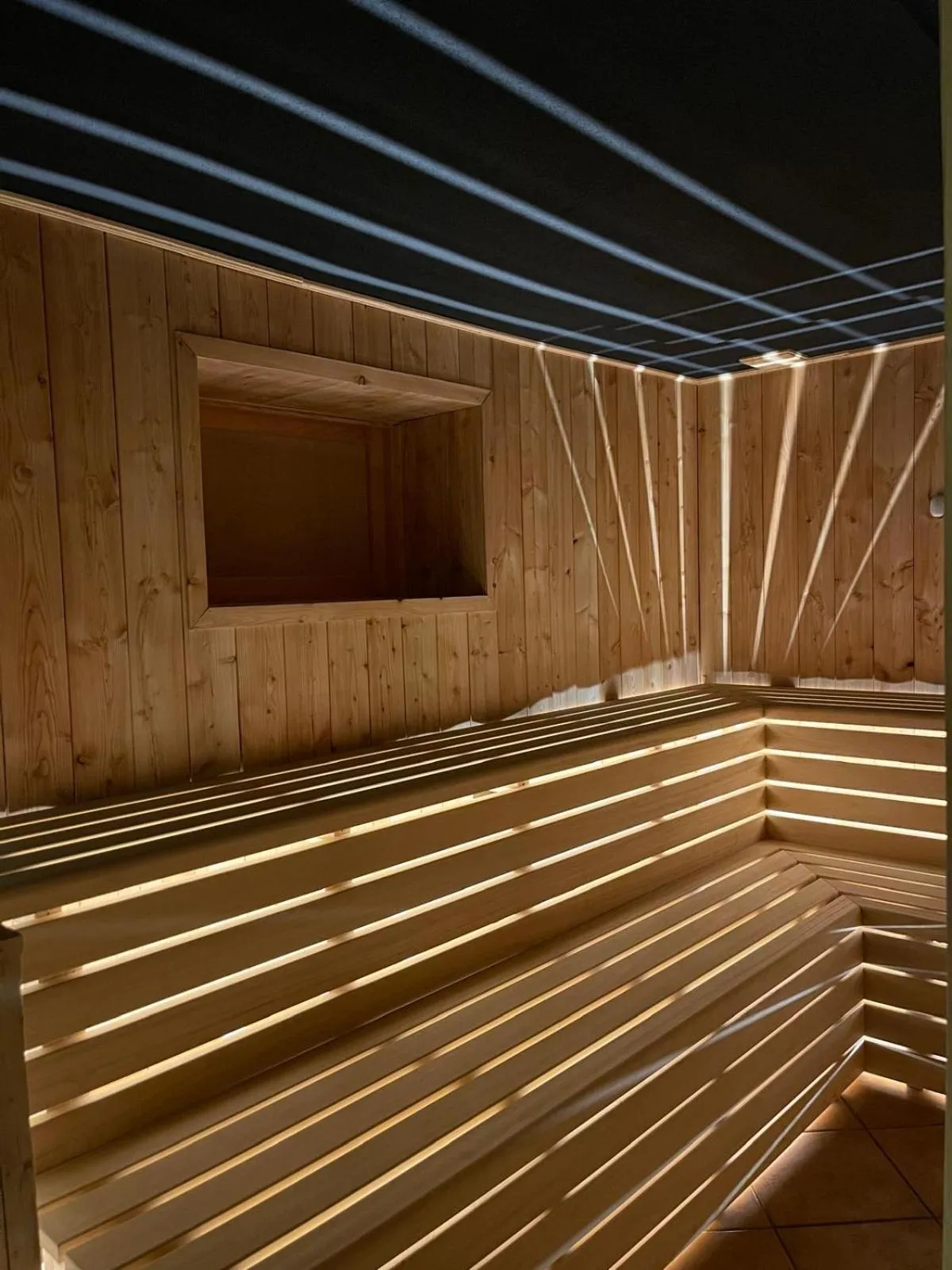 Sauna in Hotel Pezzotti