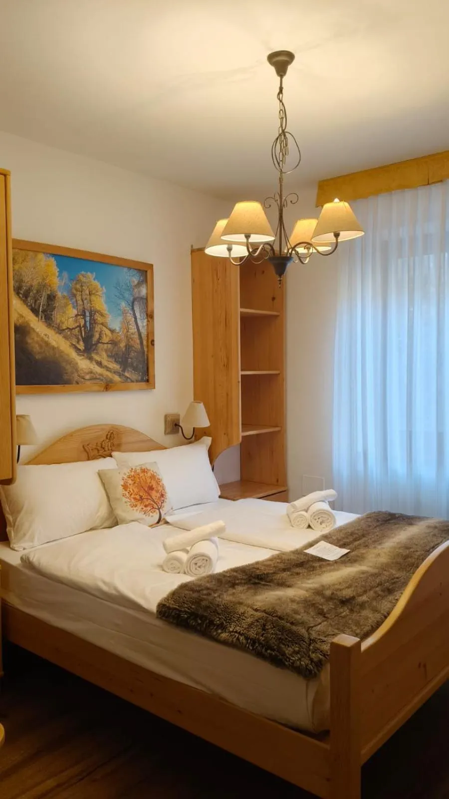 Bed in Hotel Pezzotti